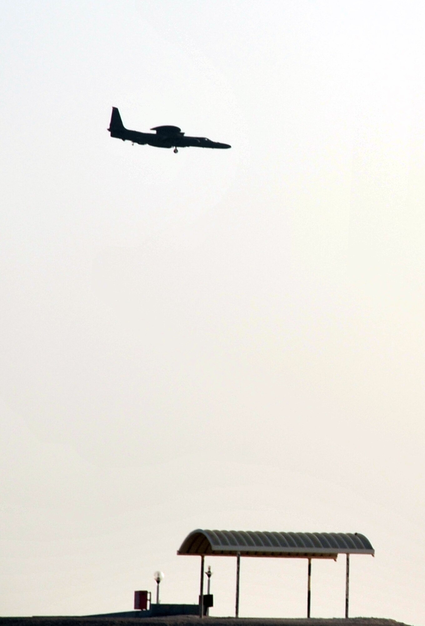 A U-2 Dragon Lady assigned to the 99th Expeditionary Reconnaissance Squadron of the 380th Air Expeditionary Wing returns from a mission May 29 at a non-disclosed base in Southwest Asia on May 29, 2010. The 380th AEW is home to the KC-10 Extender, U-2 Dragon Lady, E-3 Sentry and RQ-4 Global Hawk aircraft. The wing is comprised of four groups and 12 squadrons and the wing's deployed mission includes air refueling, air battle management, intelligence, surveillance and reconnaissance in support of overseas contingency operations in Southwest Asia. The 380th AEW supports operations Iraqi Freedom and Enduring Freedom and the Combined Joint Task Force-Horn of Africa. (U.S. Air Force Photo/Master Sgt. Scott T. Sturkol/Released)