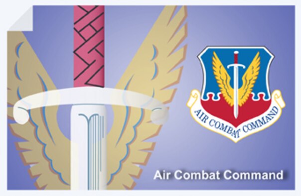 Air Combat Command web banner. (U.S. Air Force graphic by Andy Yacenda, Defense Media Activity-San Antonio)