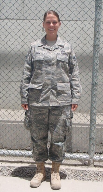 KABUL, Afghanistan -- Staff Sgt. Amanda Elkin is currently deployed to Afghanistan from the 480th Intelligence, Surveillance and Reconnaissance Wing at Langley AFB, Va. (Courtesy photo)
