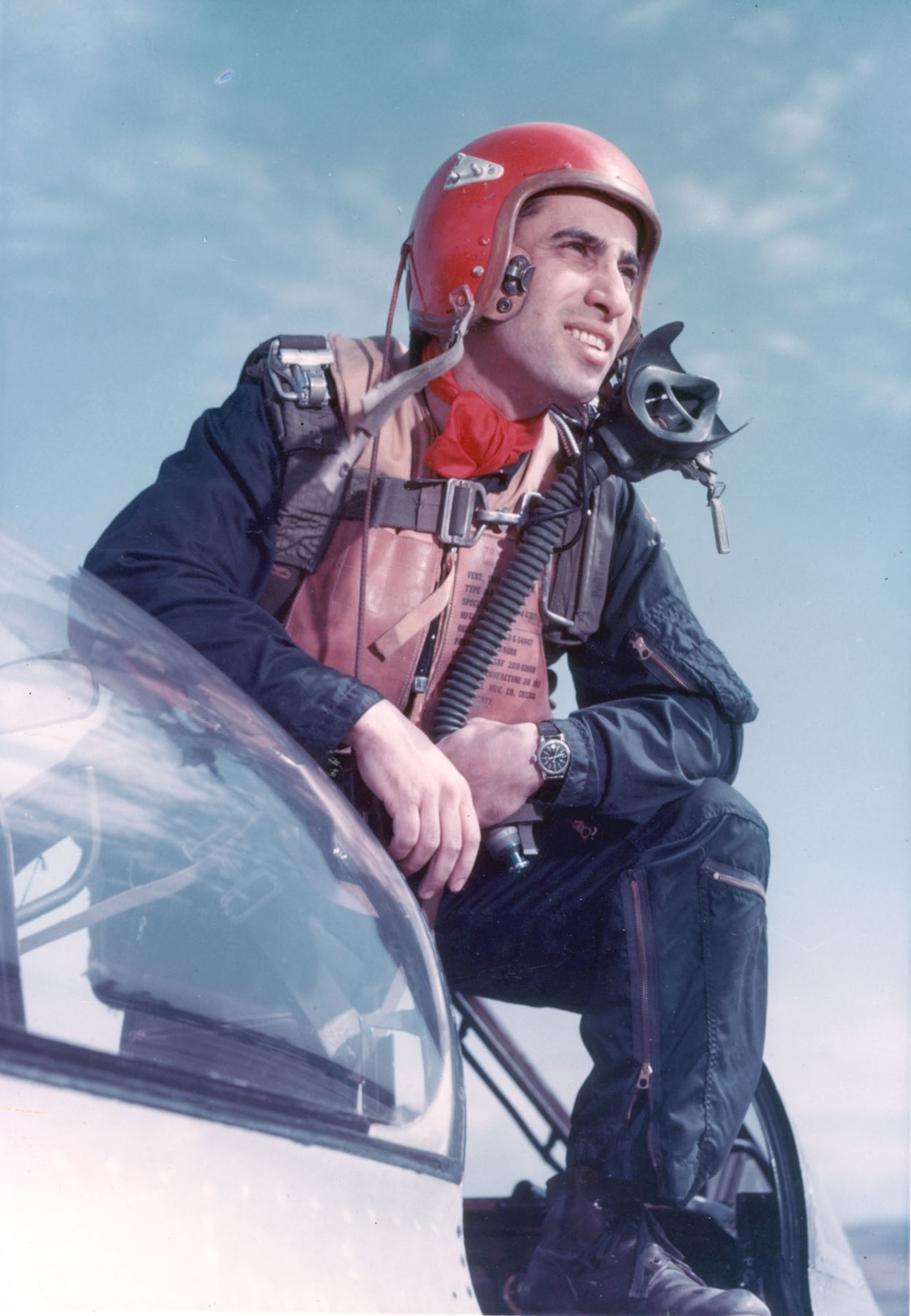 James Jabara, the world’s first jet-versus-jet ace. (U.S. Air Force photo)