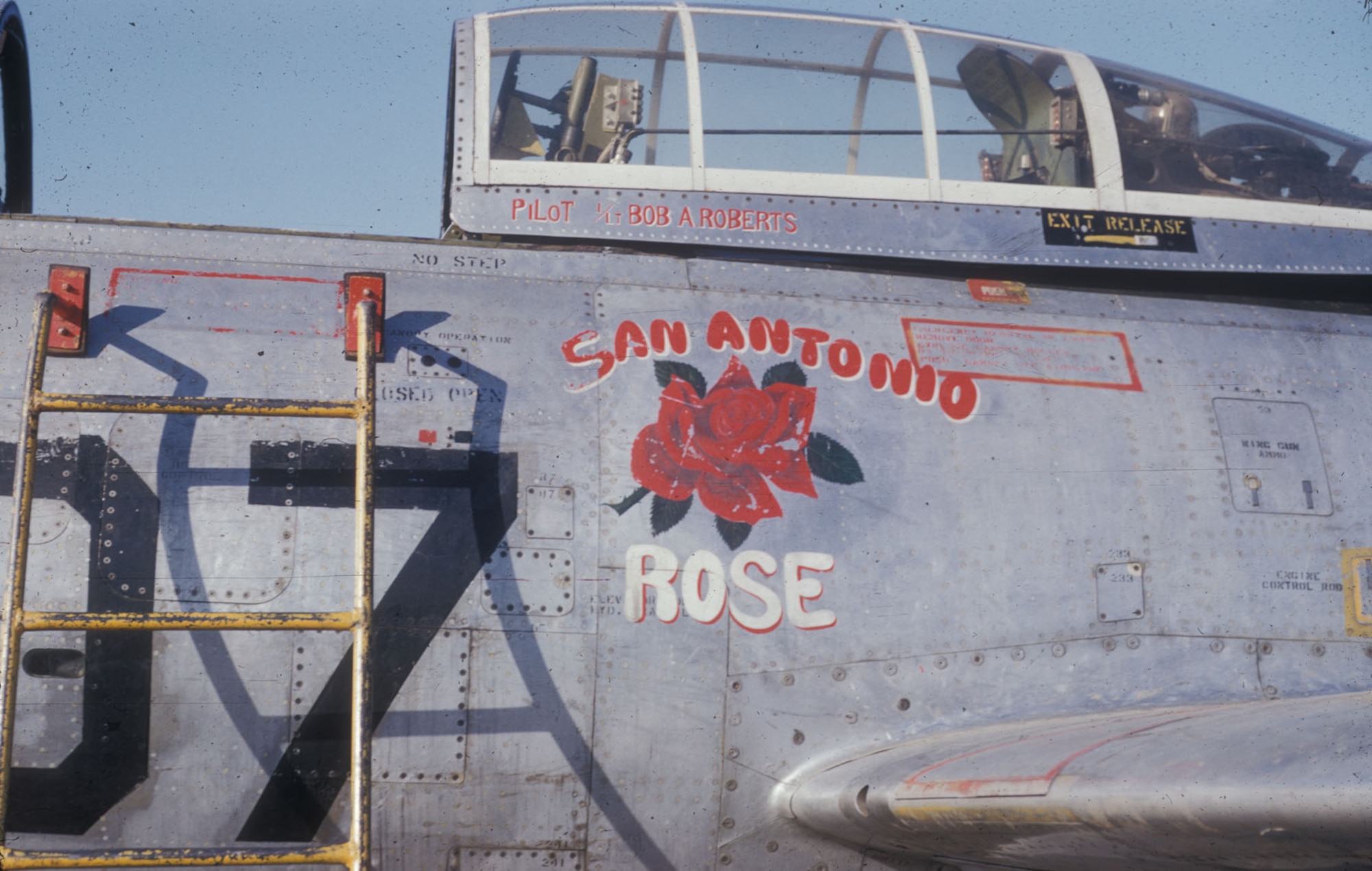 B-26 and F-84s, like other USAF aircraft in Korea, often had nose art. (U.S. Air Force photo)