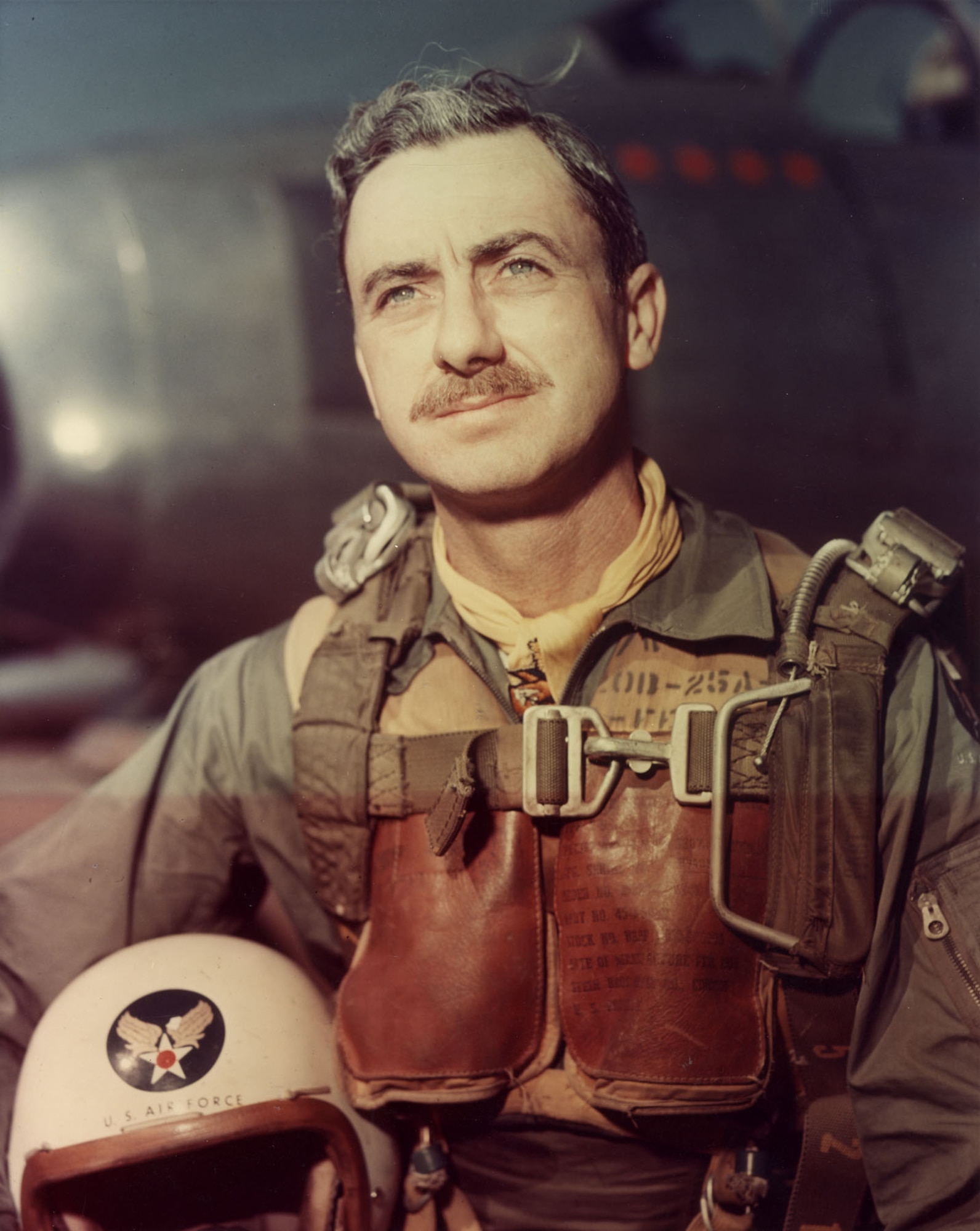 Col. Vermont Garrison during the Korean War. (U.S. Air Force photo)