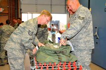 The 934th Airlift Wing exercised its ability to plan and execute a deployment during its unit training assembly at the Minneapolis St Paul Air Reserve Station June 5-6. (U.S. Air Force photo by Tech. Sgt. Scott P. Farley)