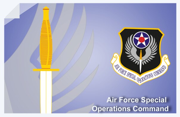 Air Force Special Operations Command web banner. (U.S. Air Force graphic by Andy Yacenda, Defense Media Activity-San Antonio)