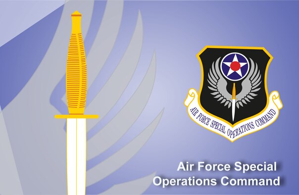 Air Force Special Operations Command fact sheet banner. (U.S. Air Force graphic by Andy Yacenda, Defense Media Activity-San Antonio)