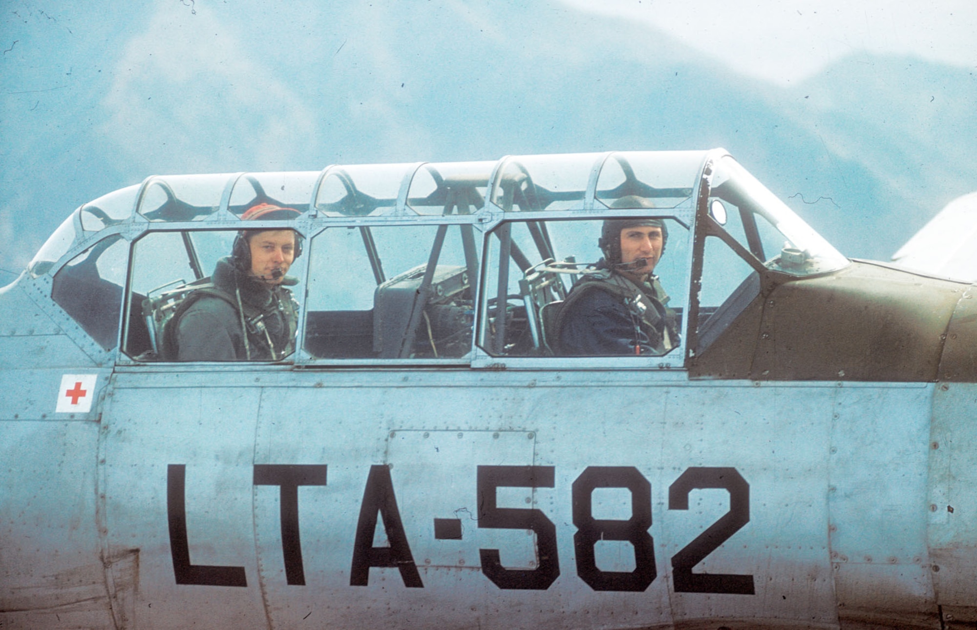 A Mosquito crew consisted of a USAF pilot in front and an observer in back. The observer could be an Air Force officer, or a U.S. or UN soldier familiar with the local geography. (U.S. Air Force photo)