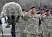 Joint Security Forces members at Soto Cano Air Base, Honduras, pay tribute June 8 to Army Staff Sgt. Randall Harris, who was killed June 13, 1987 while performing security duty at the front gate of the air base. Sergeant Randall deployed from the 978th Military Police Company at Fort Bliss, Texas in support of Joint Task Force-Bravo. (U.S. Air Force photo by Staff Sgt. Bryan Franks)