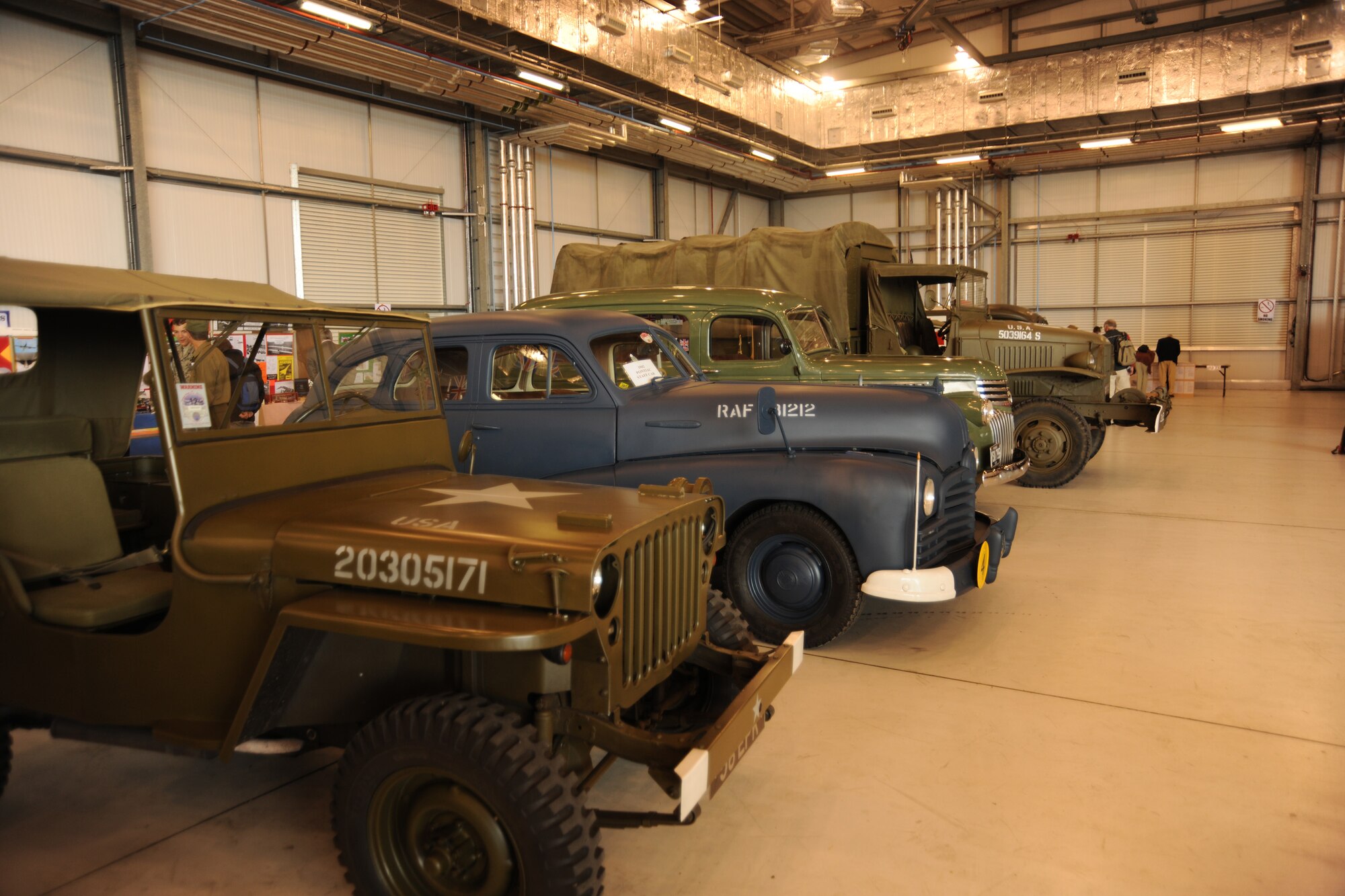 RAF FAIRFORD, United Kingdom - Props and vehicles from the World War II era were on display at Heritage Day June 9. The event focused on RAF Fairford's history in the local community, and how important the local communities have been to the base over the years. (U.S. Air Force photo by Staff Sgt. Joel Mease)