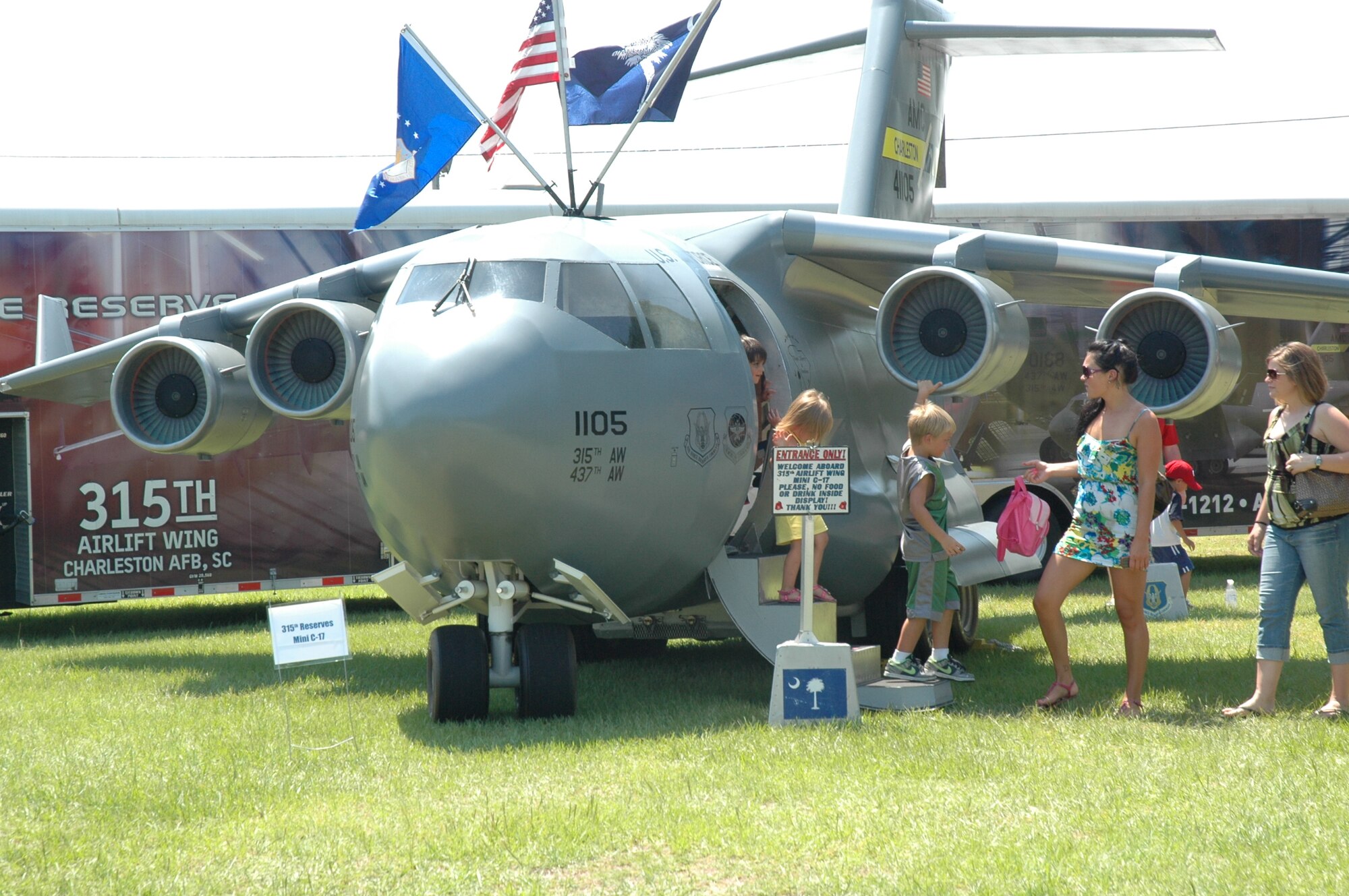 Reservists from the 315th Airlift Wing here at Charleston Air Force Base, S.C., came out in full force along with their families and friends for a free picnic held on base Saturday, June 12. 