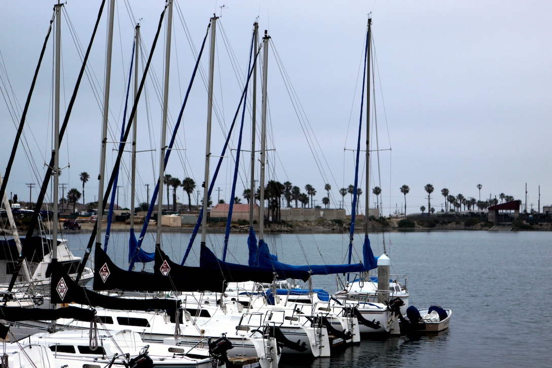 Camp Pendleton’s Del Mar Marina offers Sunset Harbor Cruises that is an affordable opportunity for patrons to set sail on a cruise along base’s local waters. The two-hour cruise occurs twice a month with reservations and is scheduled to become more frequent as there are more participants. Patrons travel through Del Mar Boat Basin and Oceanside, Calif.’s Harbor and are served hors d‘oeuvres during sunset hours.