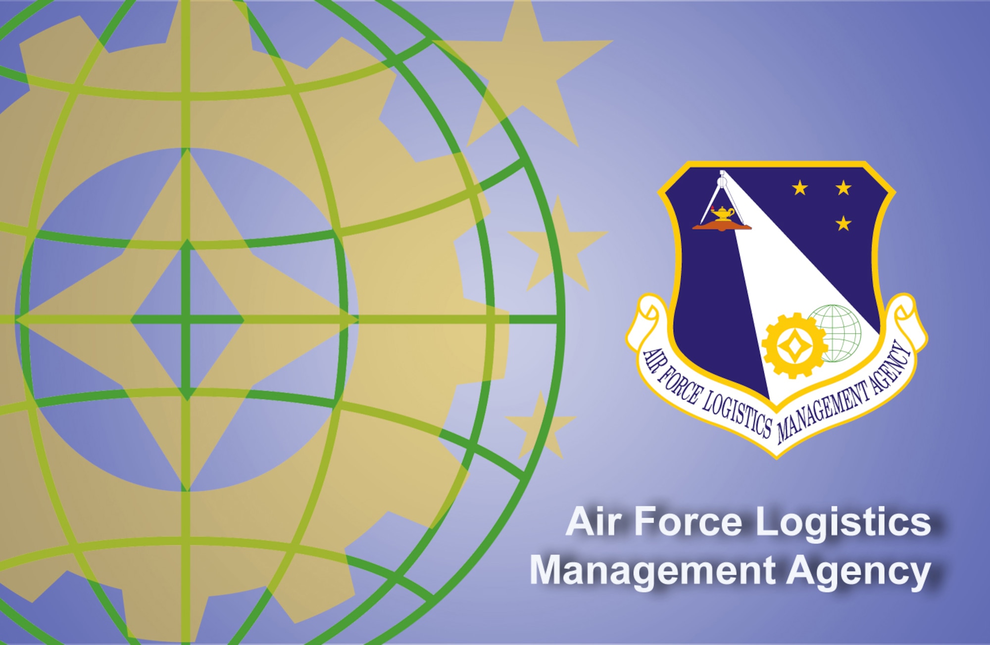 Air Force Logistics Management Agency fact sheet banner. (U.S. Air Force graphic by Andy Yacenda, Defense Media Activity-San Antonio)