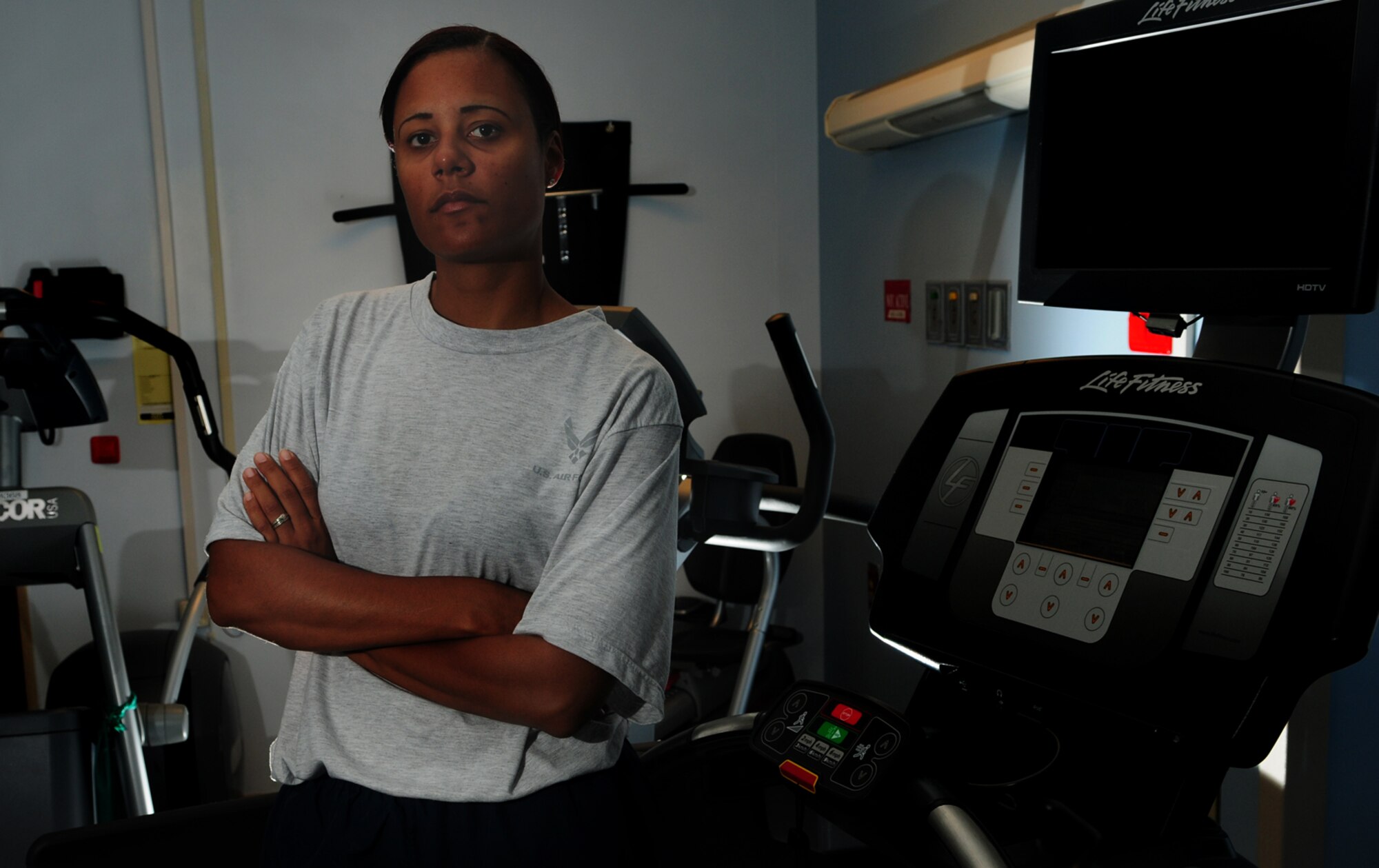 Staff Sgt. Marisa Shields, 39th Medical Support Squadron, was the top female performer for Incirlik's Biggest Loser competition that wrapped up June 5. (U.S. Air Force photo/Senior Airman Alex Martinez)