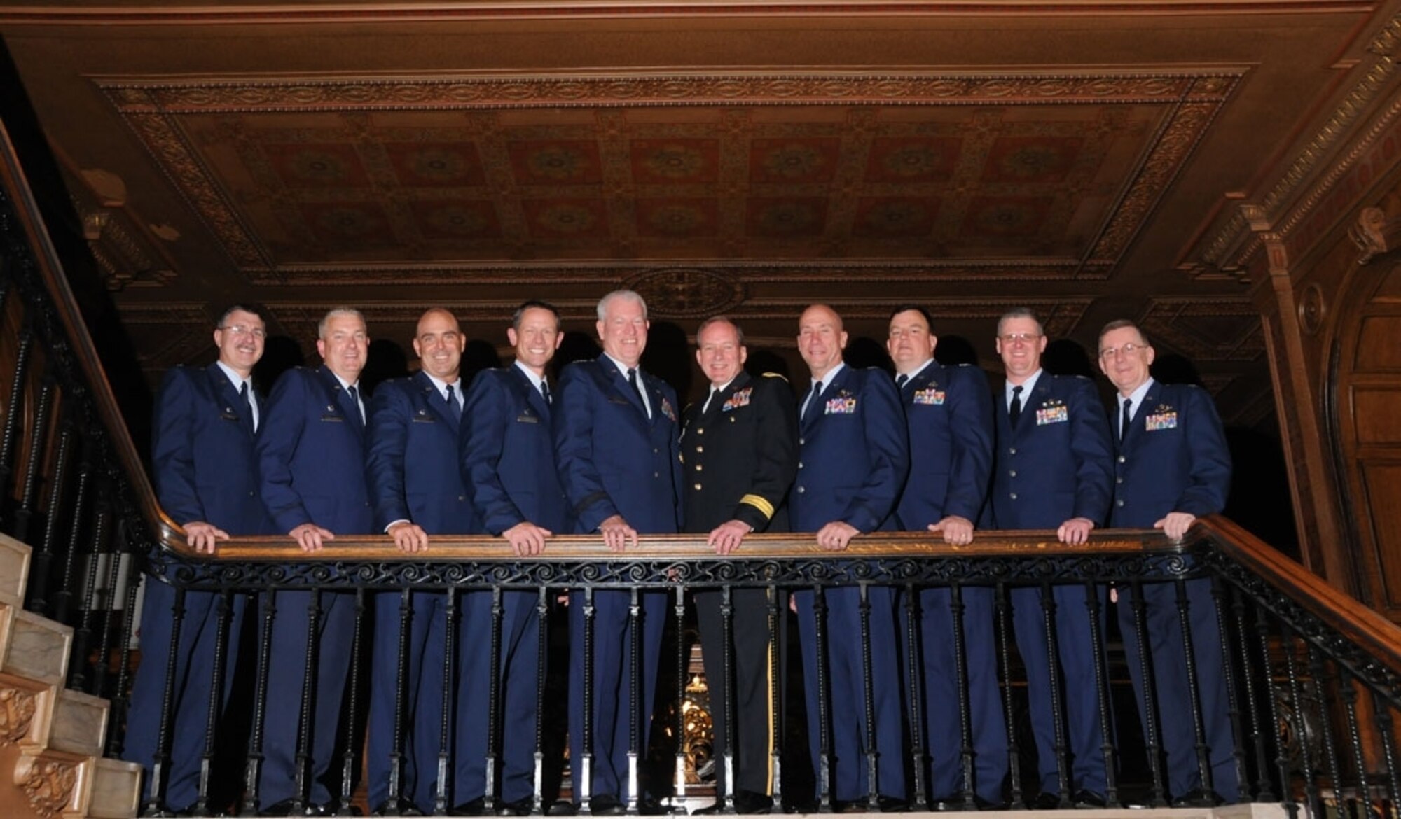 Commanders gathered at the 2010 Ohio Air National Guard Annual Awards Dinner. (U.S. Air Force photo by SSgt Jodi Leninger) (RELEASED)
