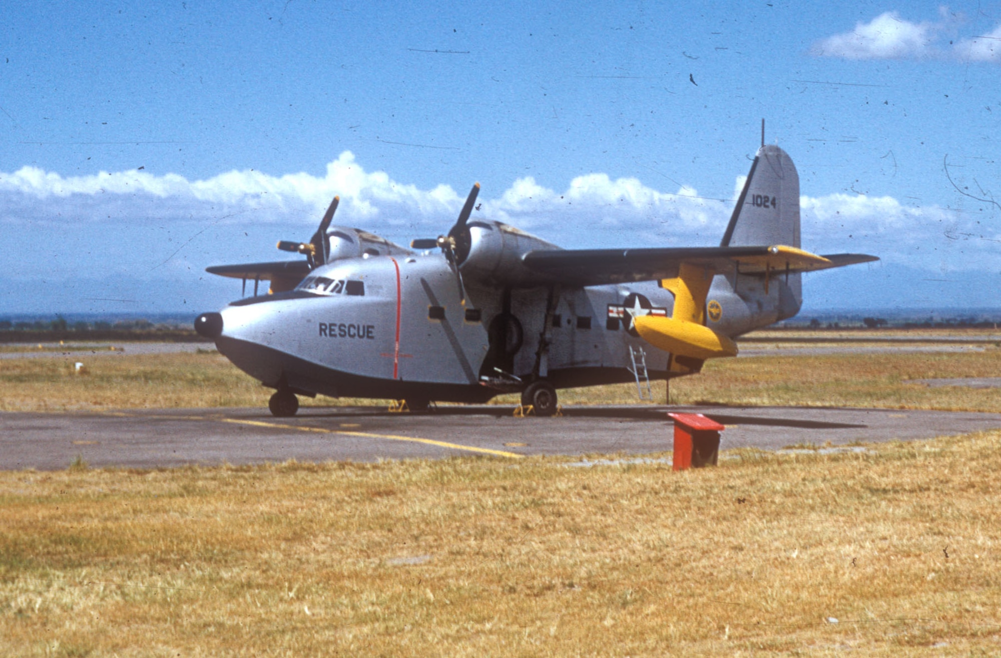 This SA-16A Albatross amphibian stands ready for the next rescue mission. (U.S. Air Force photo)