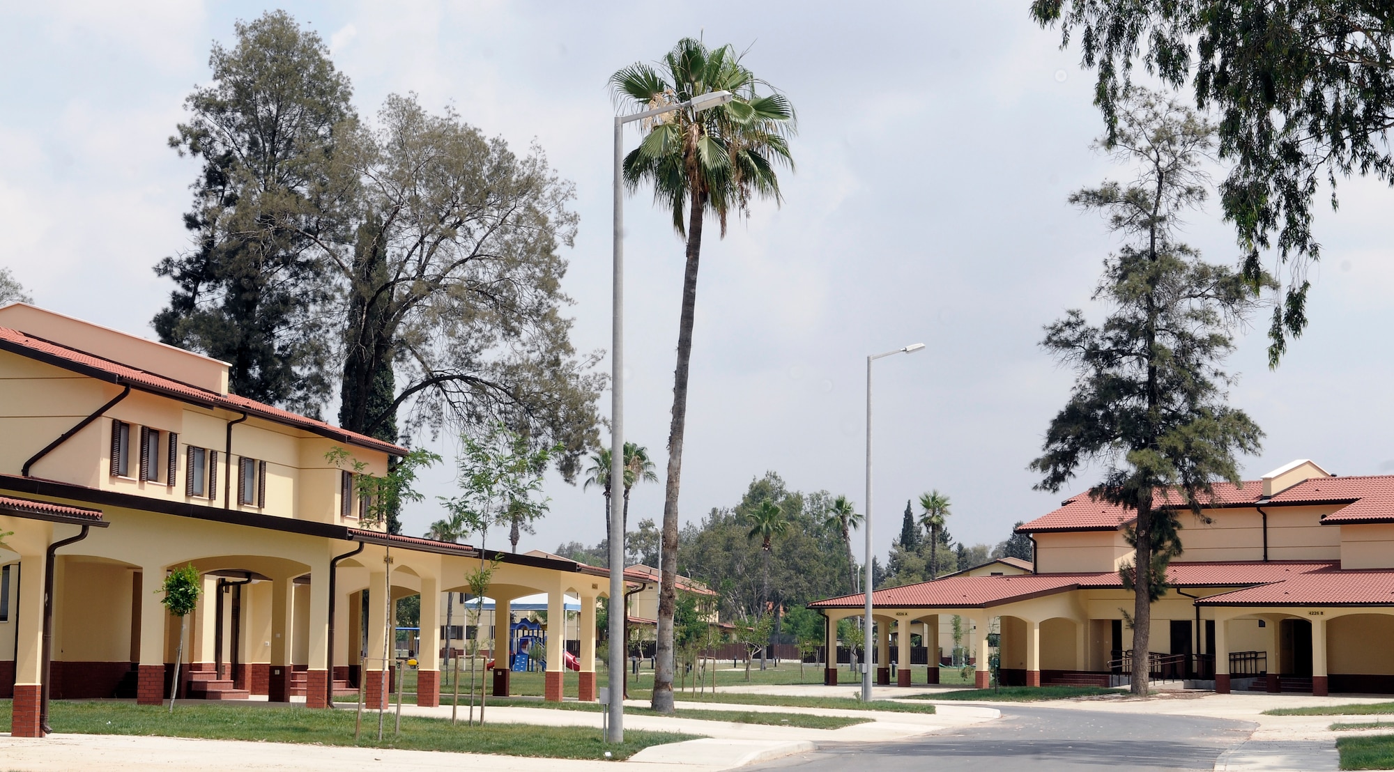 Phase three of Eagle Housing officially opens Tuesday, June 15, 2010 at Incirlik Air Base, Turkey. Replacing facilities built in 1961, Incirlik is in the final stages of the housing project which will improve the quality of life for its members. About 44 new townhomes were added to the community. With help from the USACE, Incirlik will soon have 650 new housing units to include renovated homes in Phantom and Falcon housing. (U.S. Air Force photo/Senior Airman Alexandre Montes)