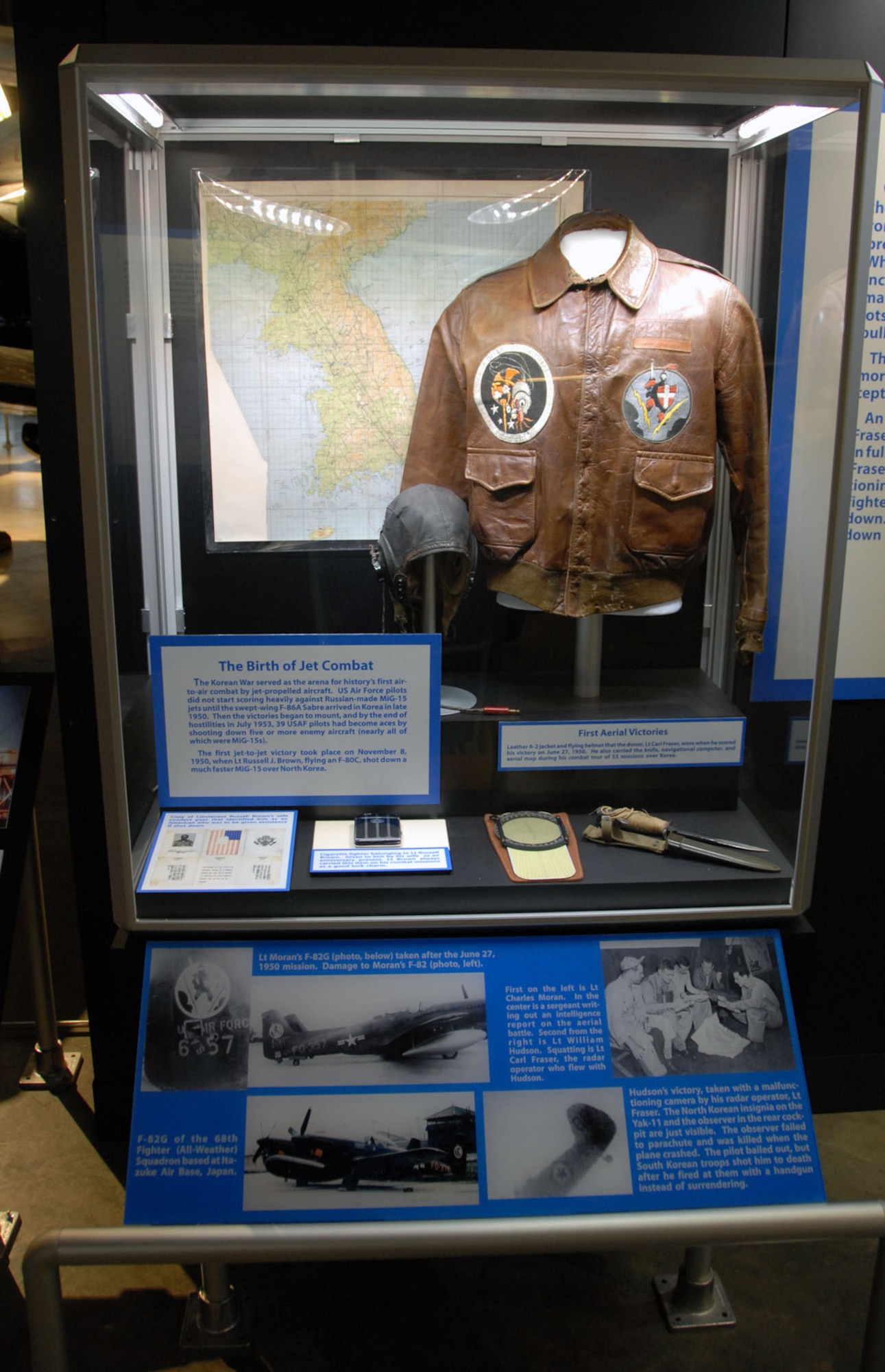 DAYTON, Ohio -- Air superiority exhibit in the Korean War Gallery at the National Museum of the U.S. Air Force. (U.S. Air Force photo)