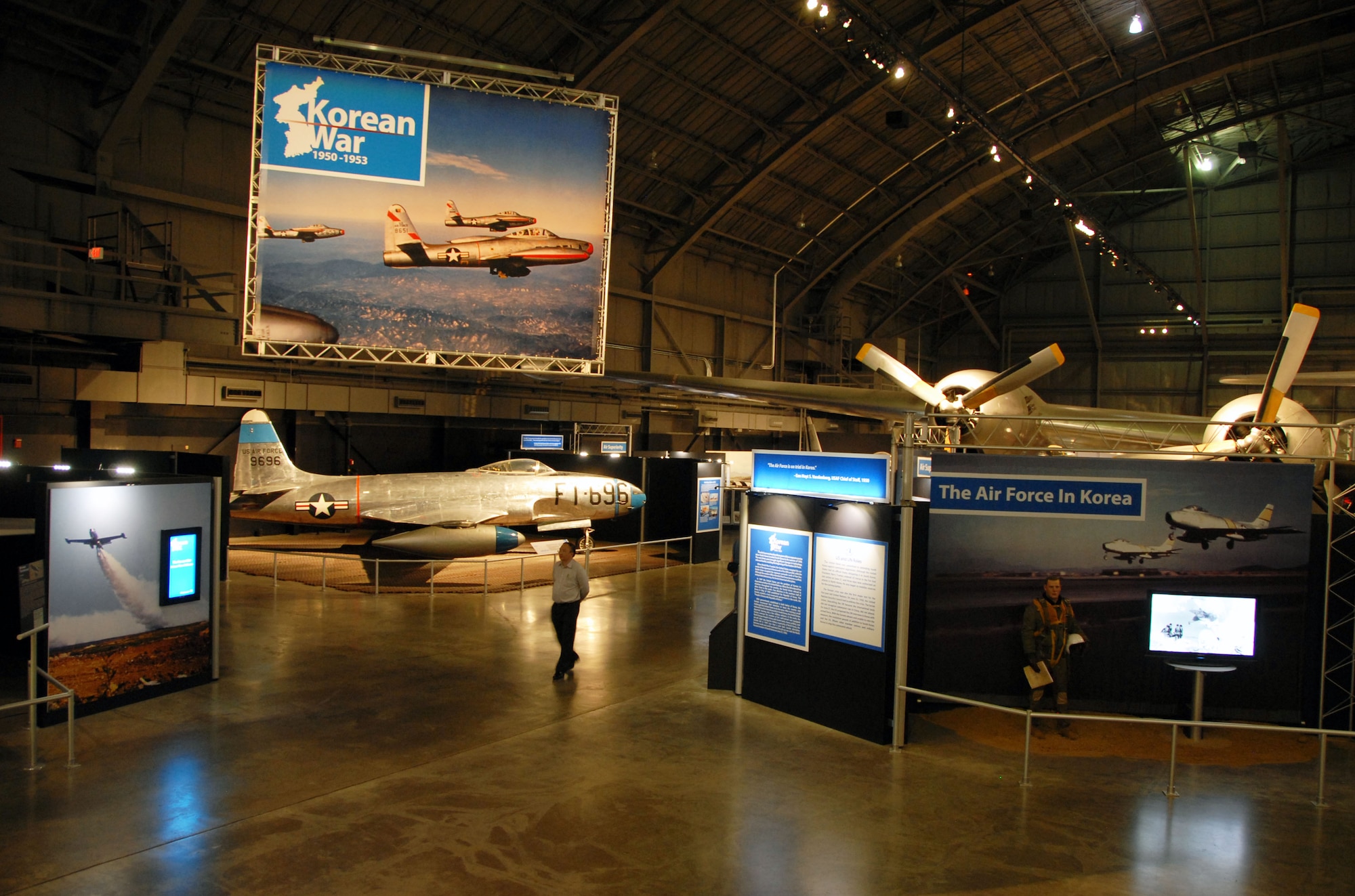 DAYTON, Ohio -- Entrance to the Korean War Gallery at the National Museum of the U.S. Air Force. (U.S. Air Force photo)