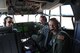 DYESS AIR FORCE BASE, Texas-- (left to right) Maj. Josh Frey, 40th Airlift Squadron, Col. Robert Gass, 7th Bomb Wing commander, and Capt. Sean Callahan, 40th Airlift Squadron, prepare for a flight on the C-130 J Super Hercules June 16 here. Although Colonel Gass is a B-1 pilot he was given the opportunity to fly the C-130 J model. The C-130 J model is a new modified Hercules and is the first to arrive at Dyess two months ago in April flown in by Gen. Norton Schwartz, Chief of Staff of the Air Force. (U.S Air Force photo/ Airman 1st Class Shannon Hall)