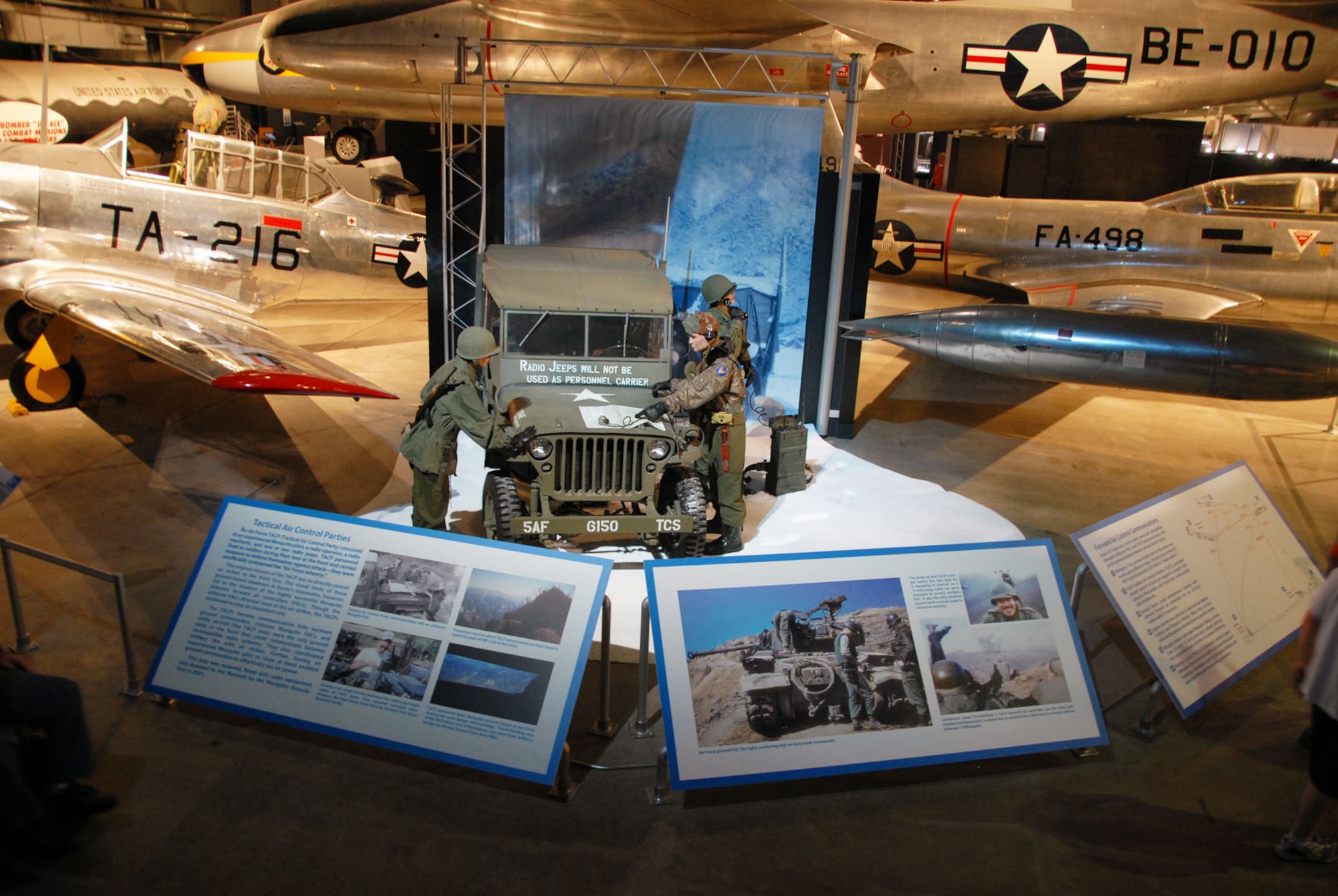 DAYTON, Ohio -- Tactical Air Control Party diorama in the Korean War Gallery at the National Museum of the U.S. Air Force. (U.S. Air Force photo)