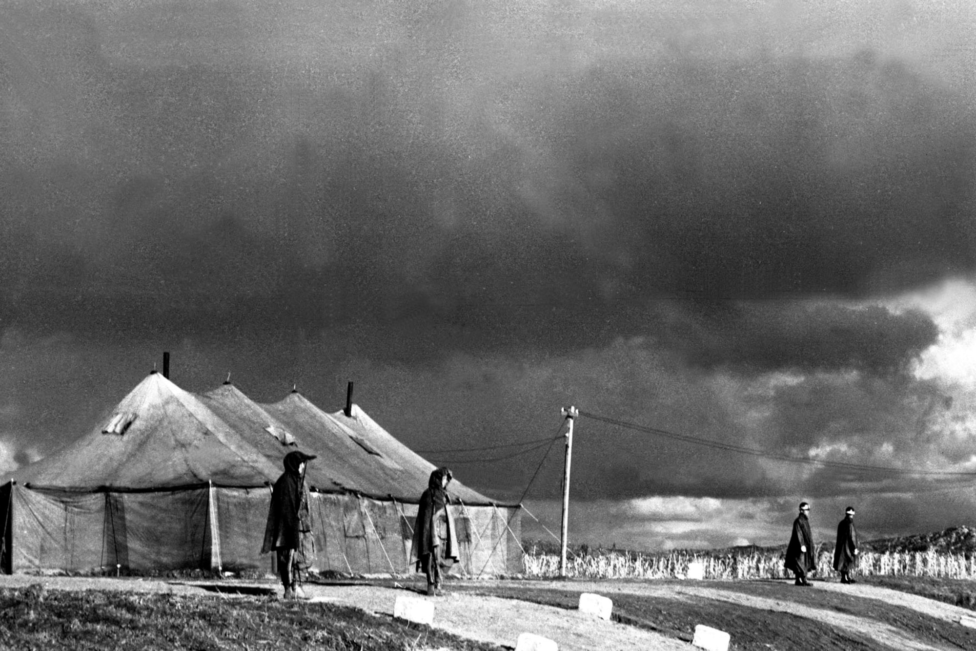 Panmunjom, Korea, November 1951, the site of armistice negotiations. (U.S. Air Force photo)