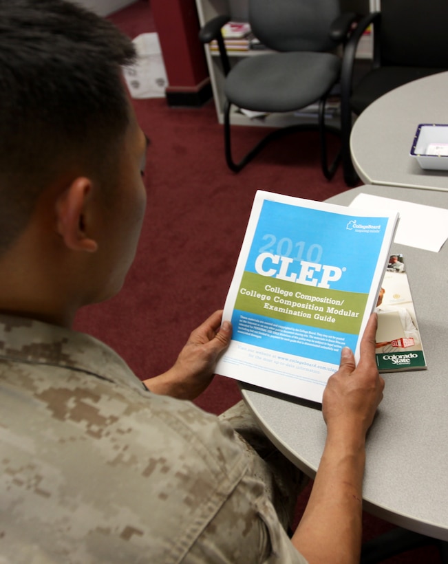 College Level Education Program is a way for military personnel to earn college credit in almost every subject area, for free. The tests measure college level achievement in the main areas of general education, all of which is available on Camp Pendleton.