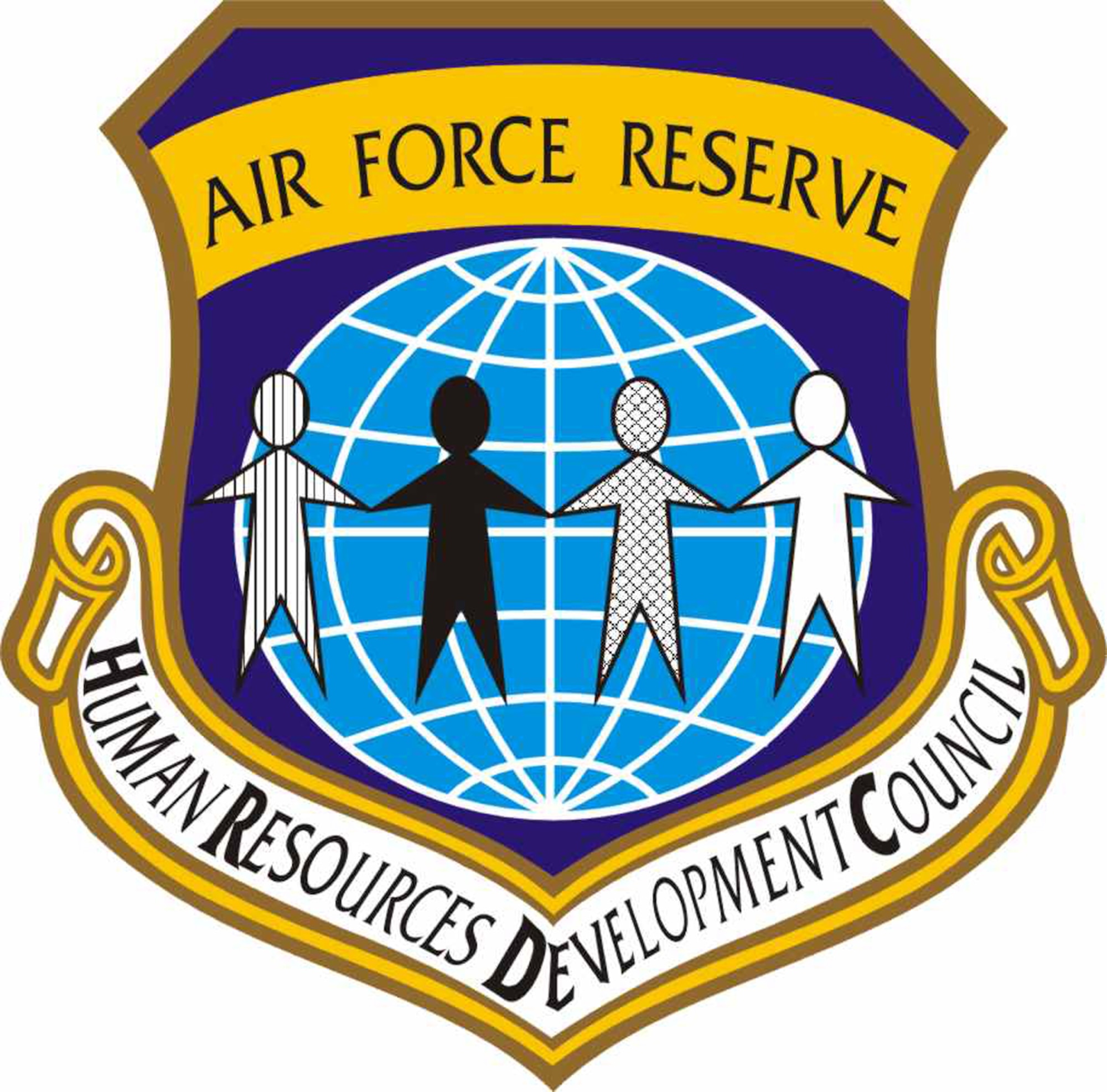 The Air Force Reserve Command's Human Resources Development Council emblem. (U.S. Air Force graphic)