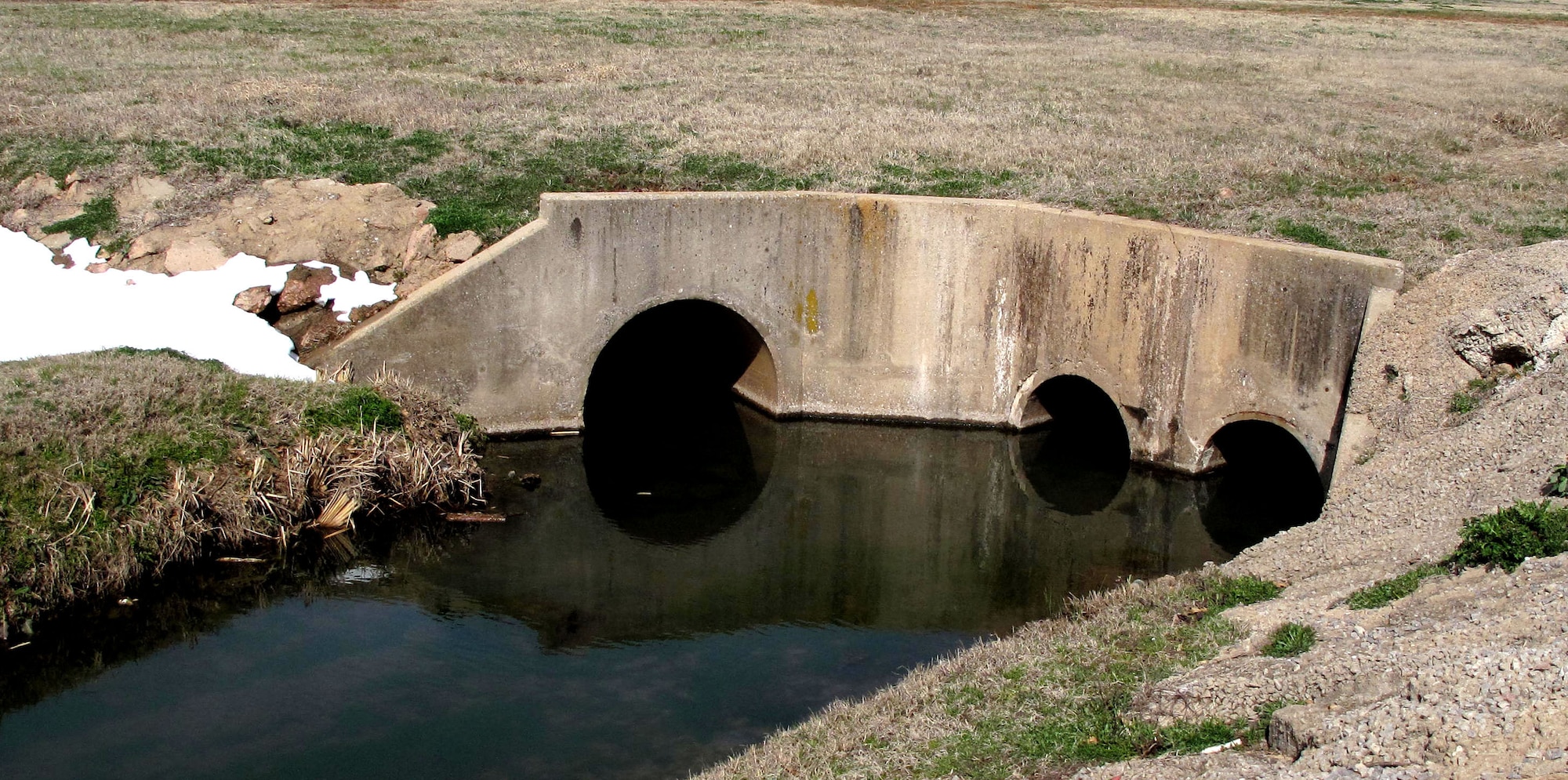 BEFORE: site of the Weir & Dam system before construction. See next photos to compare before and after. (U.S. Air Force Photo / Tech.Sgt.Jennifer D. Seidl / Release 97th Air Mobility Wing Public Affairs)