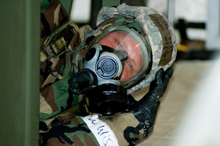 The 241st Air Traffic Control Squadron, 139th Airlift Wing, Missouri Air National Guard, St. Joseph, conduts an Operational Readiness Inspection (ORI) on Saturday, June 12, 2010.  The squadron has been preparing for the ORI for over four months.  (U.S. Air Force photo by MSgt. Shannon Bond/Released)