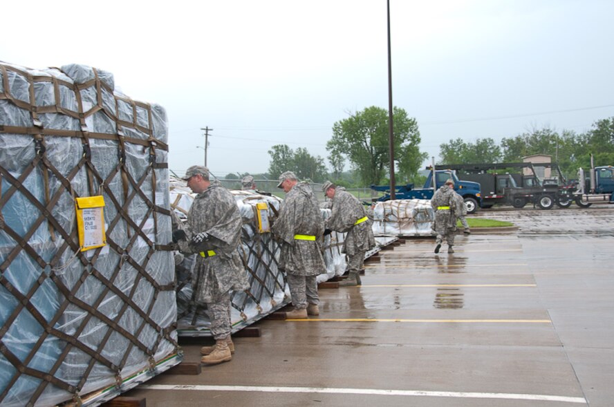 The 241st Air Traffic Control Squadron, 139th Airlift Wing, Missouri Air National Guard, St. Joseph, conduts an Operational Readiness Inspection (ORI) on Saturday, June 12, 2010.  The squadron has been preparing for the ORI for over four months.  (U.S. Air Force photo by MSgt. Shannon Bond/Released)