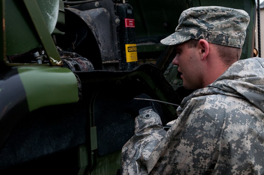The 241st Air Traffic Control Squadron, 139th Airlift Wing, Missouri Air National Guard, St. Joseph, conduts an Operational Readiness Inspection (ORI) on Saturday, June 12, 2010.  The squadron has been preparing for the ORI for over four months.  (U.S. Air Force photo by MSgt. Shannon Bond/Released)