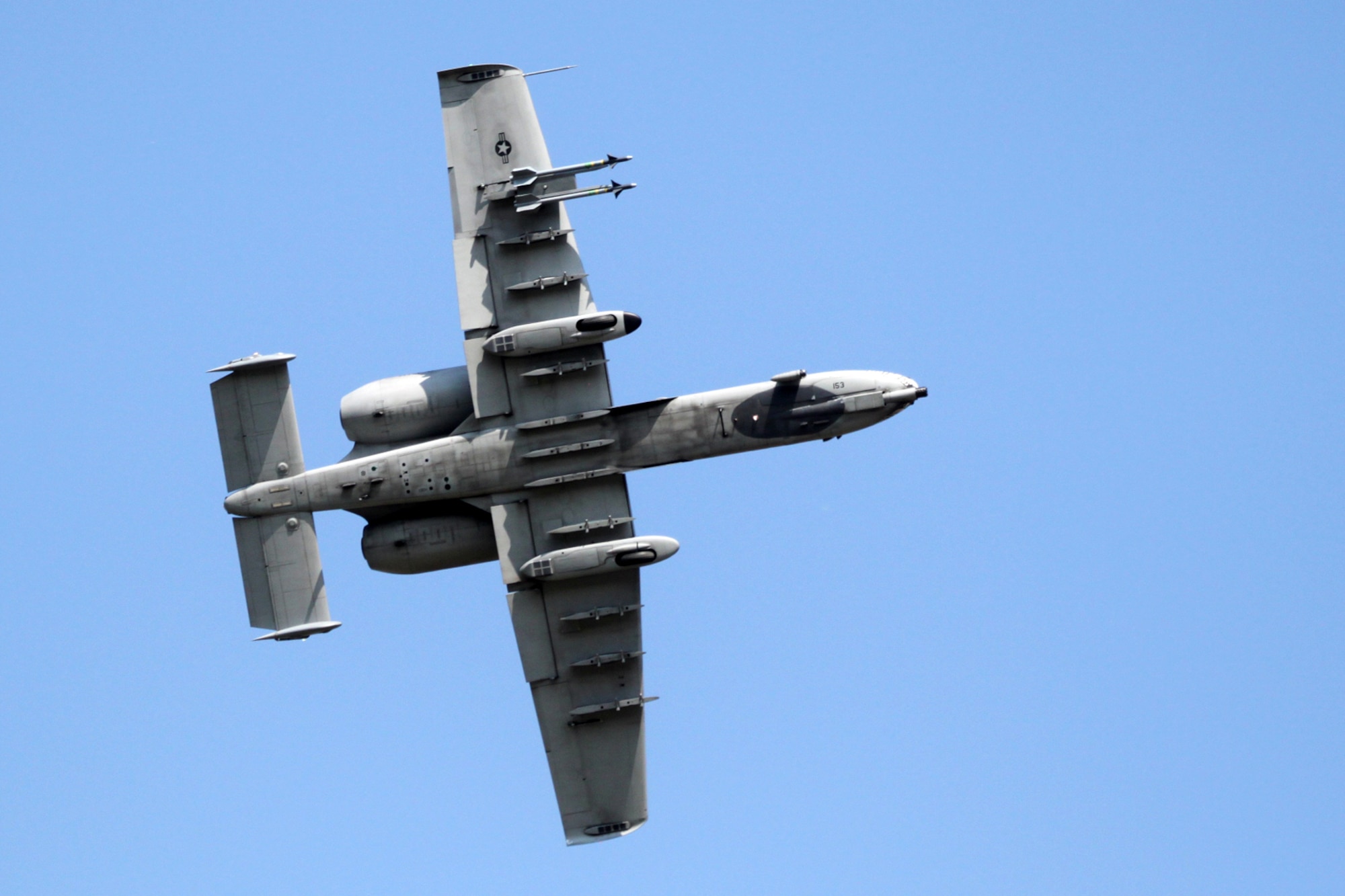 A remotely controlled A-10 Thunderbolt II banks left on a sortie in Villesse, Italy, April 30, 2010. Italian model builder, Kurt Tötsch constructed the aircraft after a 47th Fighter Squadron jet from Barksdale Air Force Base, La. (Courtesy photo) 