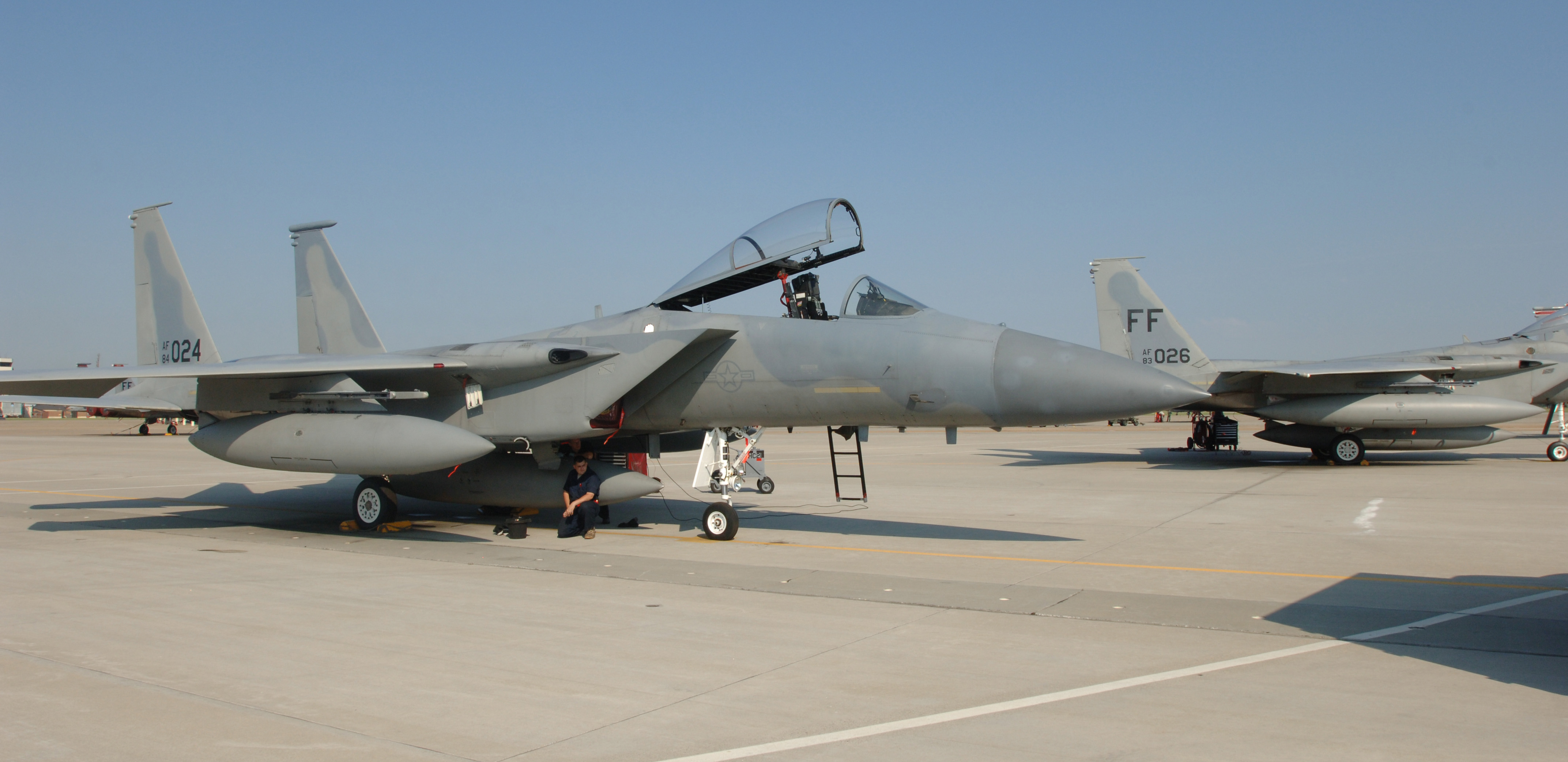 Photos: First two F-15 Eagles transferred from Langley ...