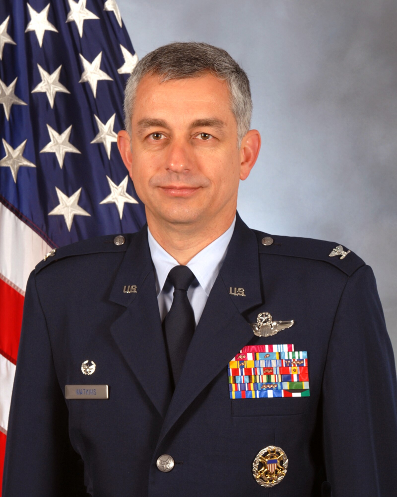 Col. Roger Watkins, 14th Flying Training Wing commander. (U.S. Air Force photo). 