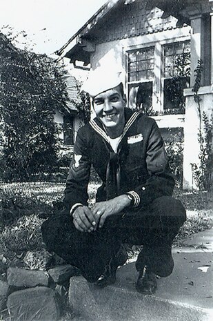 Reid Cayce enlisted in the United States Navy in January 1943. After seven weeks of boot camp, he was sent to New York Harbor and boarded Tank Landing Ship 375. ?We lived in tents and ate beans three times-a-day,? Mr. Cayce said about his time spent during the Advanced Amphibious Training. A few months later, Mr. Cayce and his crew found themselves sailing to England to prepare for the largest amphibious operation in history. (Courtesy photo)