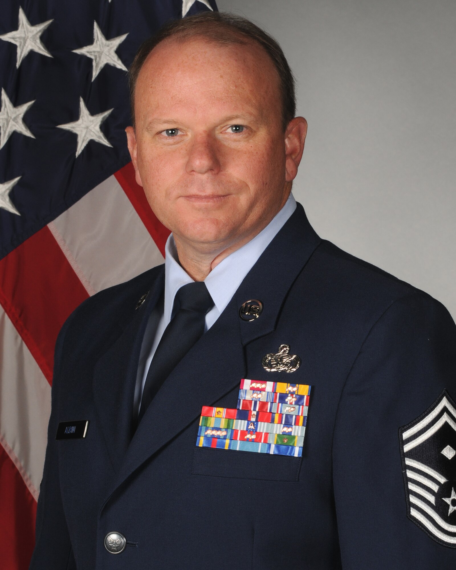 Senior Master Sgt. Jim Albini, 314th Aircraft Maintenance Squadron first sergeant
