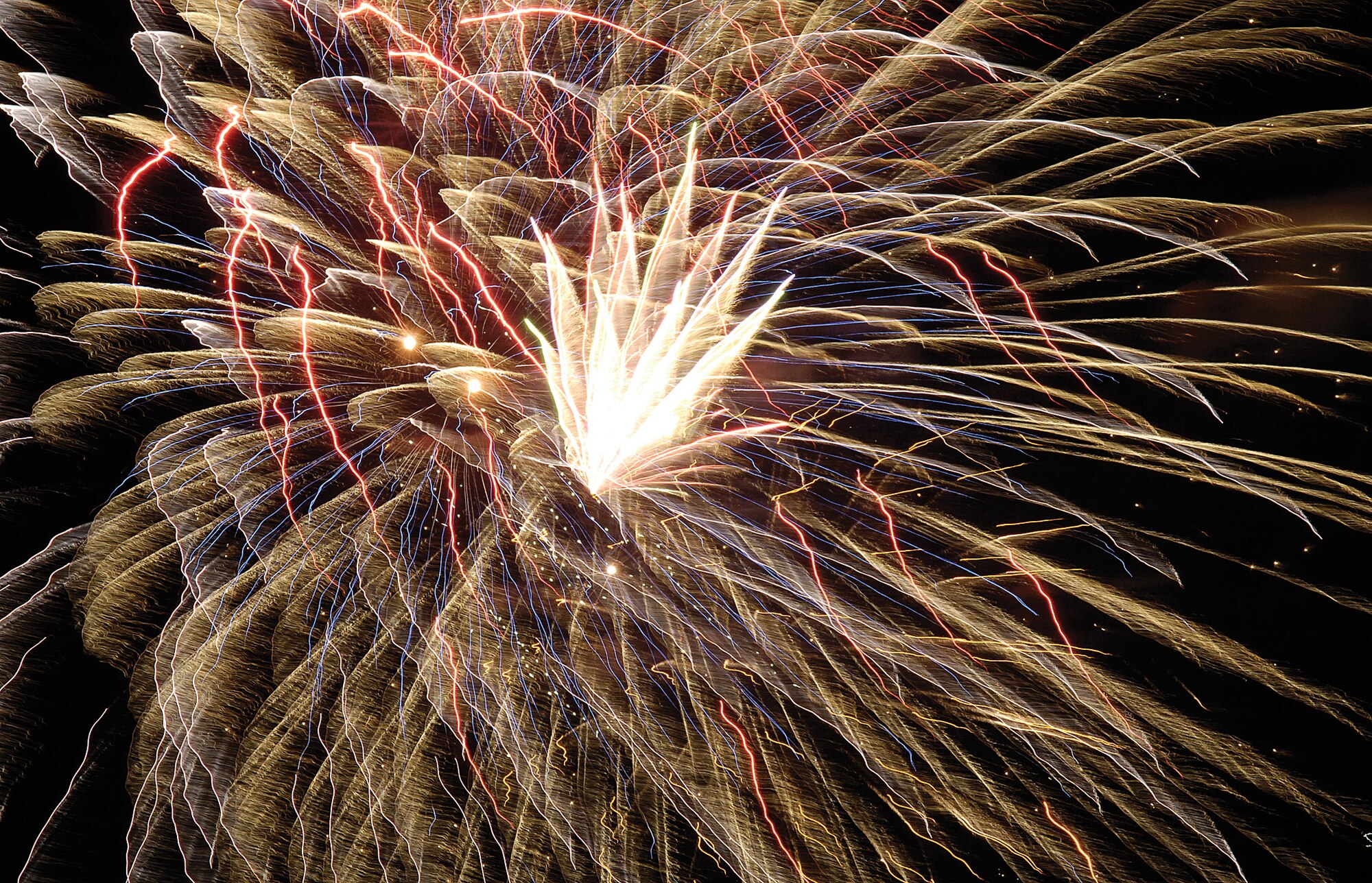Attendees who stuck around for the entire day were treated to a concert by a Journey tribute band, the Air Force’s Tops in Blue and also a fireworks show just after sunset. The evening’s entertainment wrapped up at 10:30 p.m. (Air Force photo by Margo Wright)