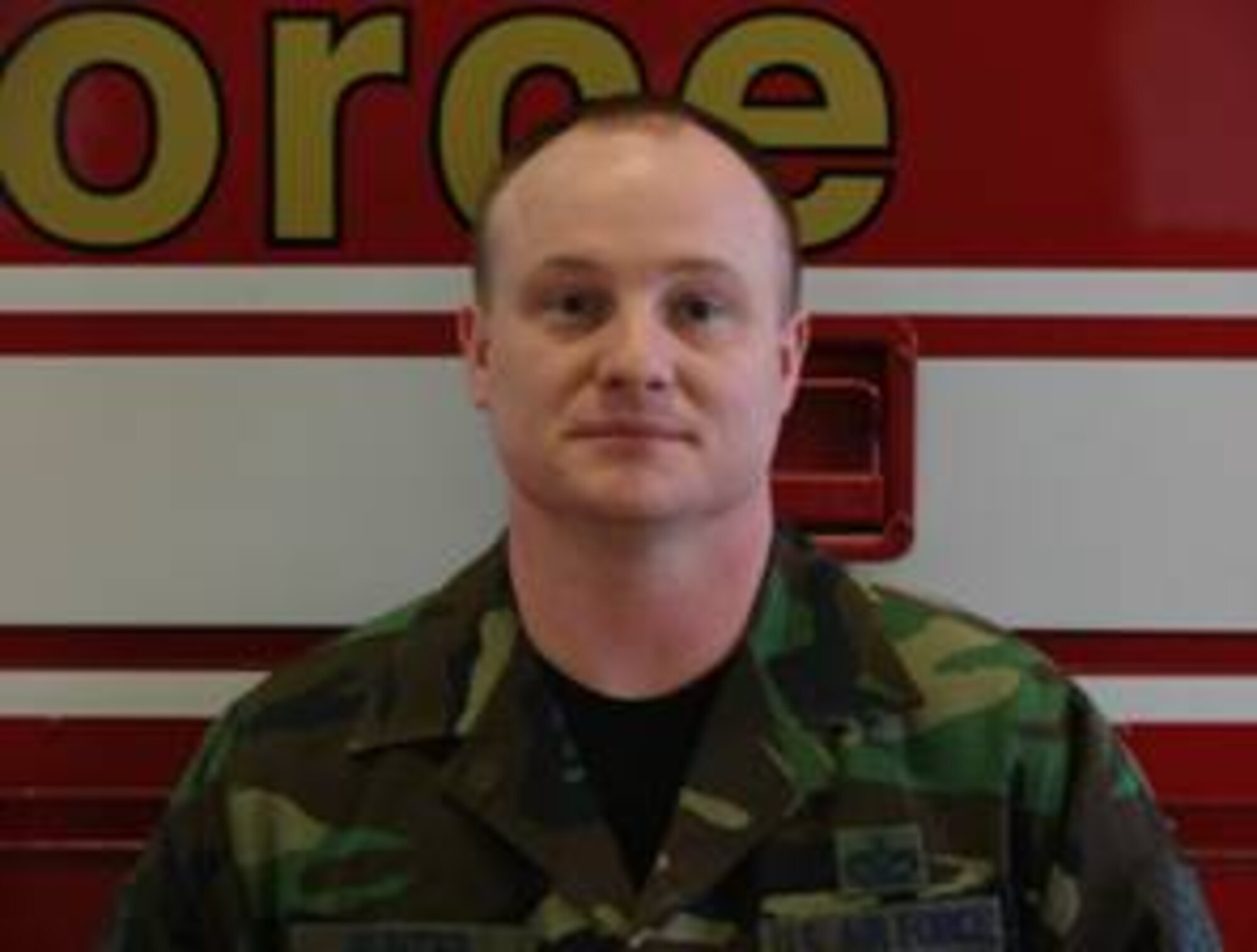 SPANGDAHLEM AIR BASE, Germany -- Tech. Sgt. Adam Gunter, 52nd Civil Engineer Squadron fire protection station chief, is the 52nd Fighter Wing Top Saber Performer for the week of June 25-July 1. (Courtesy photo)