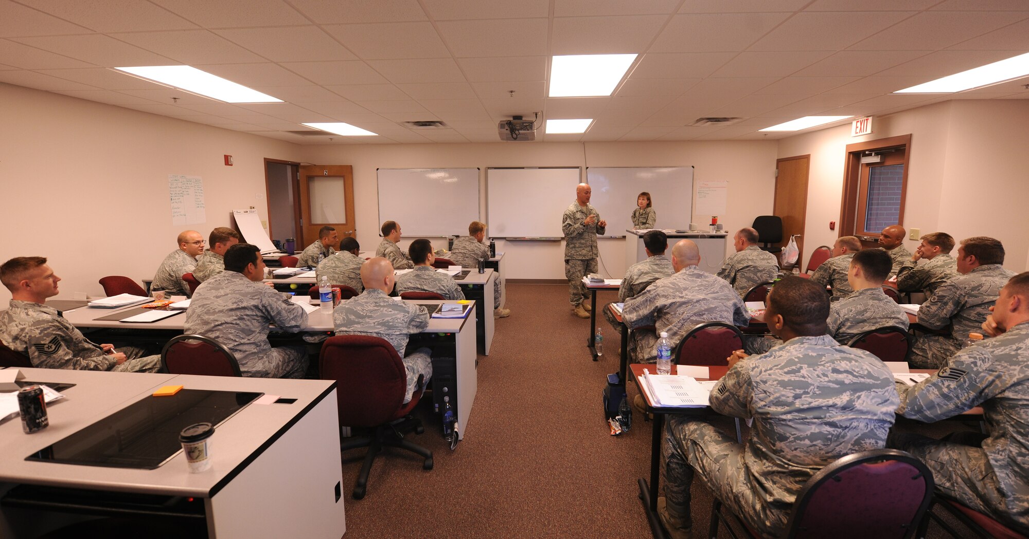 MOODY AIR FORCE BASE, Ga. -- Moody conducts the first-ever Airman Resiliency Training here June 25. The program is a long term program designed to assess and cultivate resiliency in Airmen, families and civilians that work for the Air Force. (U.S. Air Force photo by Airman 1st Class Benjamin Wiseman/RELEASED)