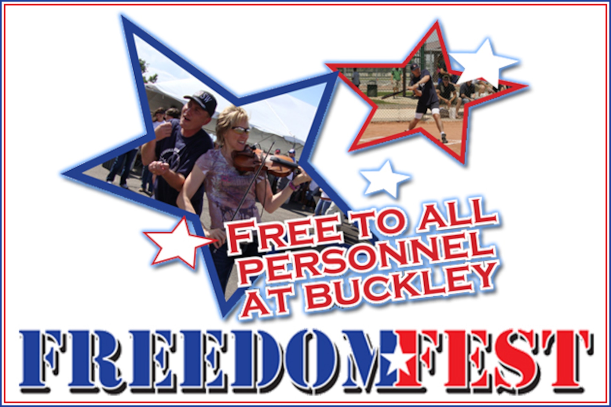Buckley's Freedom Fest is set for July 1, 11 a.m. - 3 p.m. (U.S. Air Force graphic)