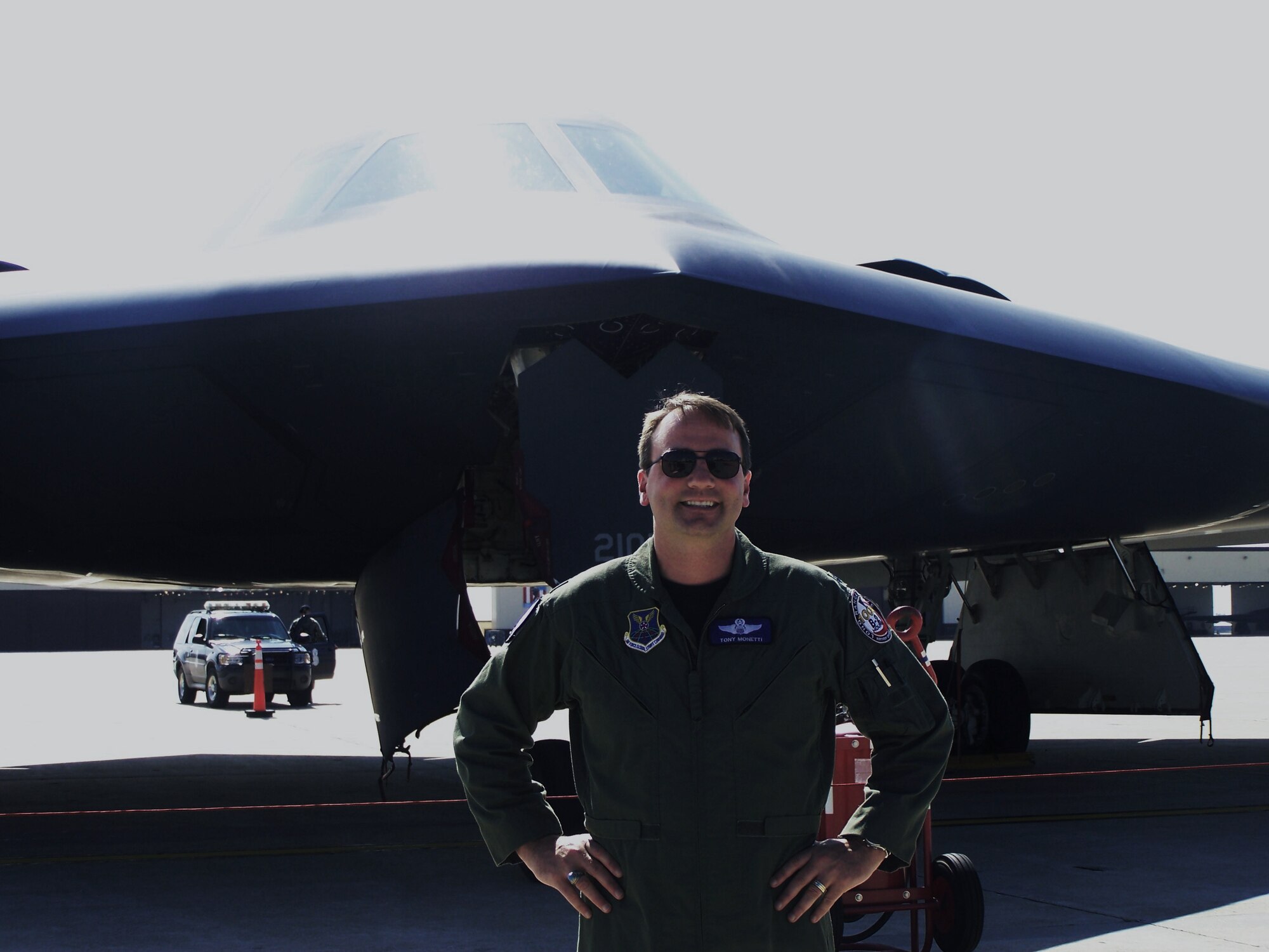 WHITEMAN AIR FORCE BASE, Mo. - Lt. Col. Tony Monetti, 13th Bomb Squadron director of operations, was awarded the "Man of the Year" title by the Warrensburg, Mo. Chamber of Commerce
