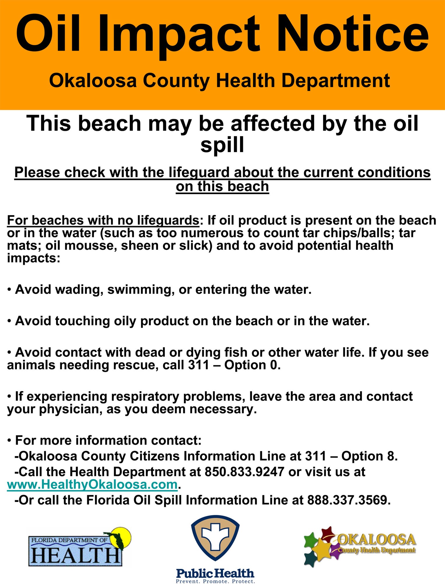 Oil impact