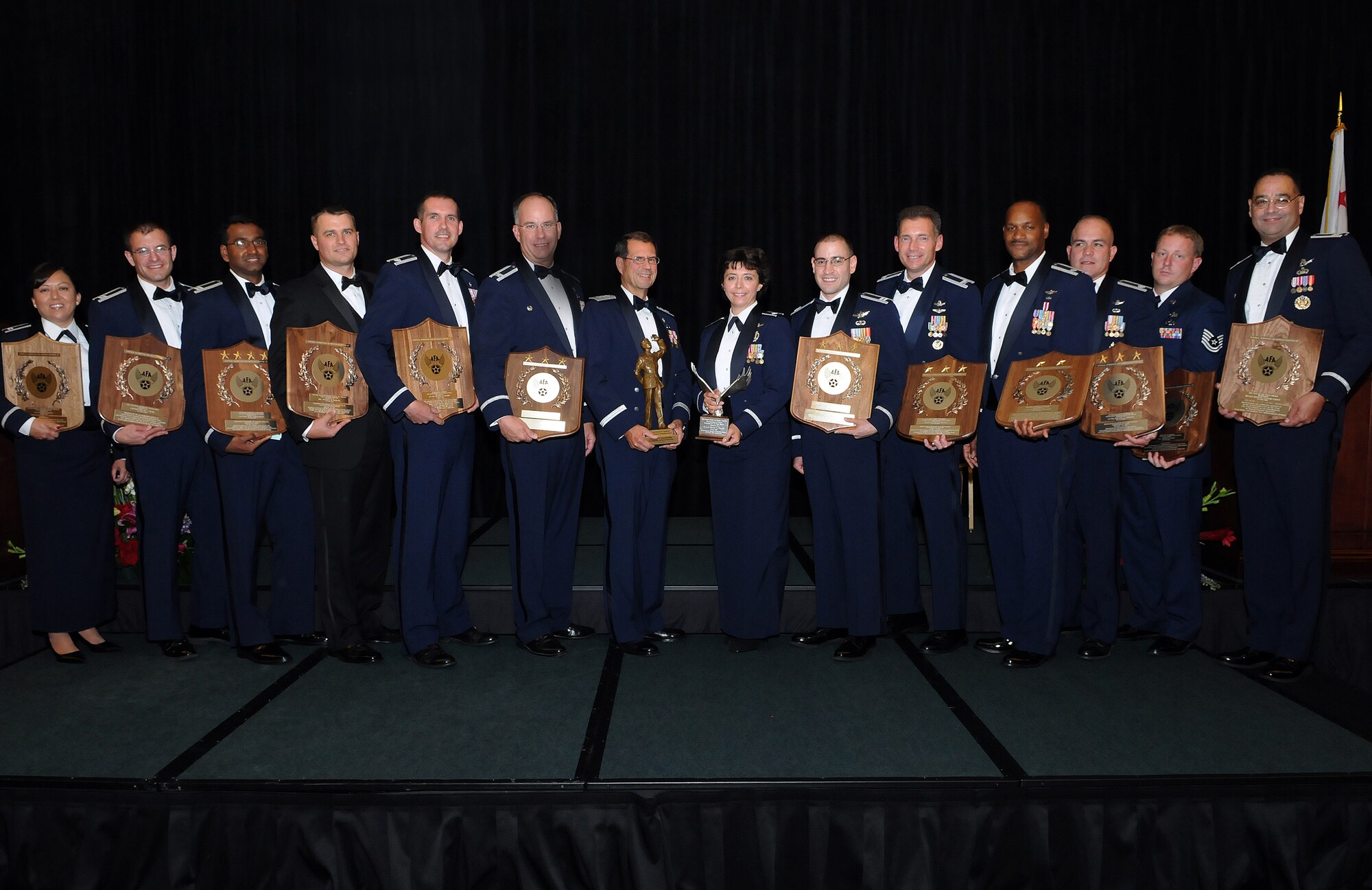 Sixteen individuals and organizations from the Space and Missile Systems Center were honored at the annual AFA Salute to SMC, June 25. (Photo by Jim Gordon)