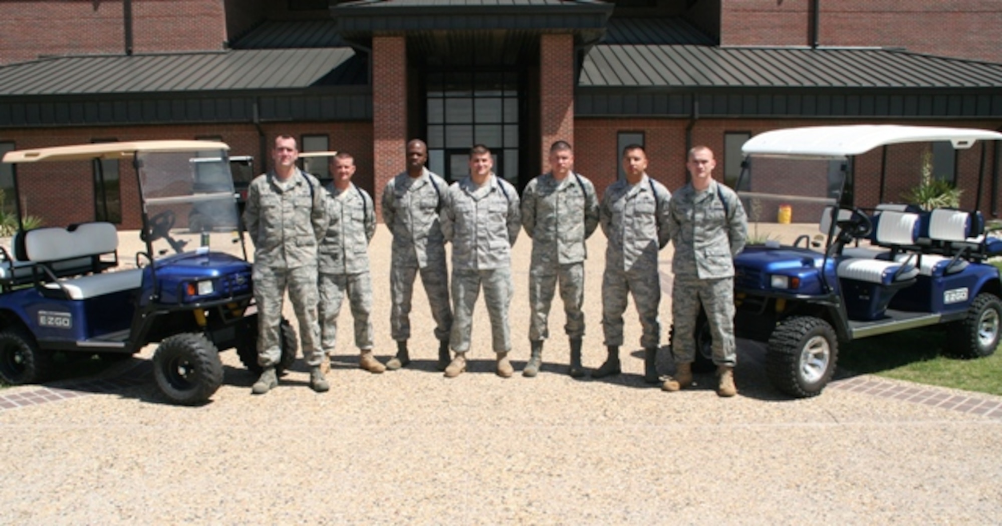 Military Training Leaders provide solid groundwork that help our professional Airmen become successful. MTLs from the 316th Training Squadron are (from left): Staff Sgt. Barack Heaney, Staff Sgt. Glenn Burnett, Tech. Sgt. Jonathan Session, Staff Sgt. John Otero, Staff Sgt. Randal Brooks, Staff Sgt. Raynaldo Carrasco and Staff Sgt. James Davison. (U.S. Air Force photo)