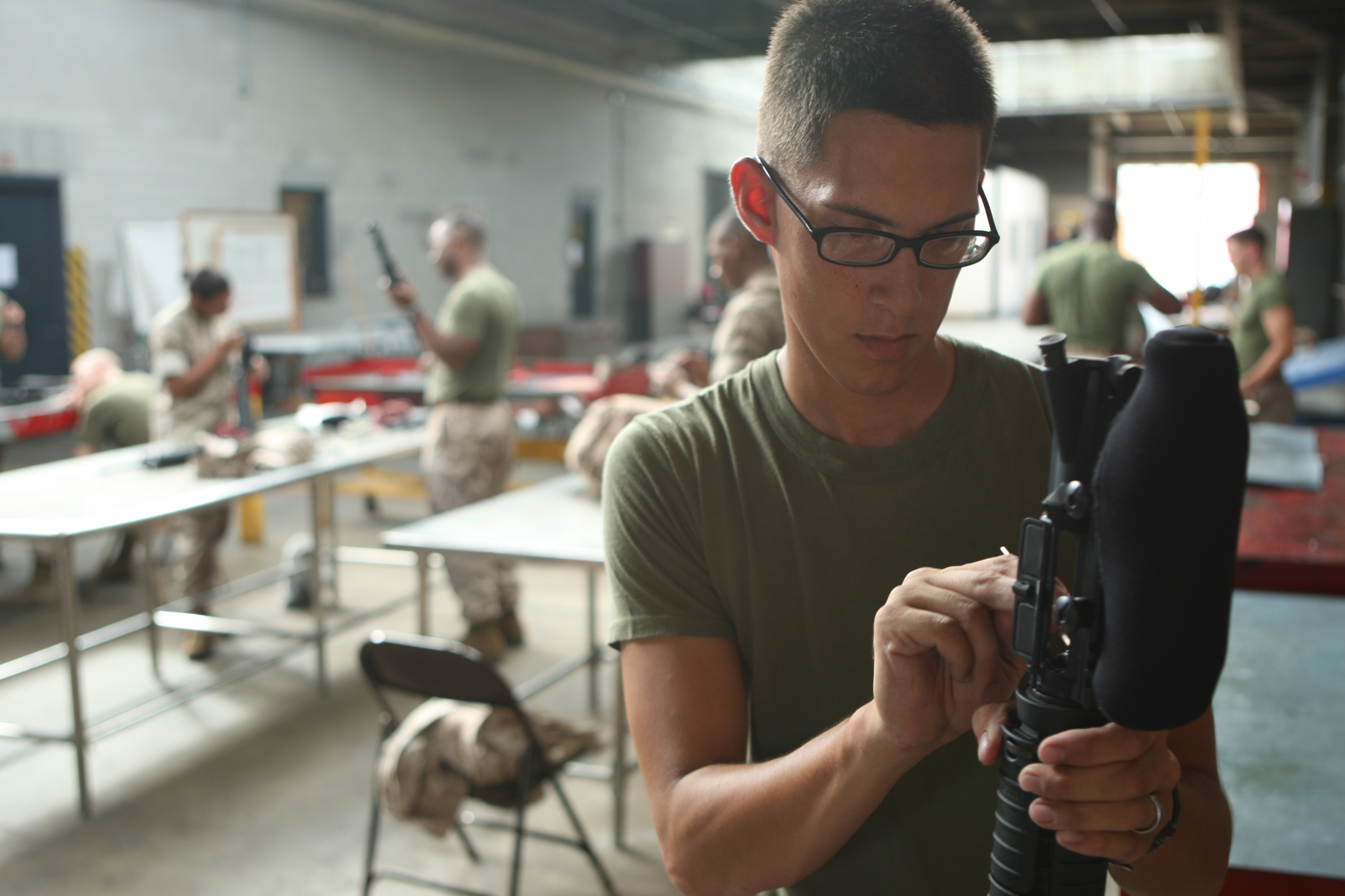 Armory Marines behind the scenes > Marine Corps Base Camp Lejeune