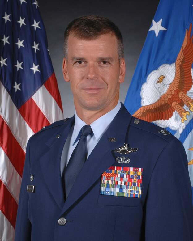 Col. Bruce McClintock, 96th Air Base Wing commander.