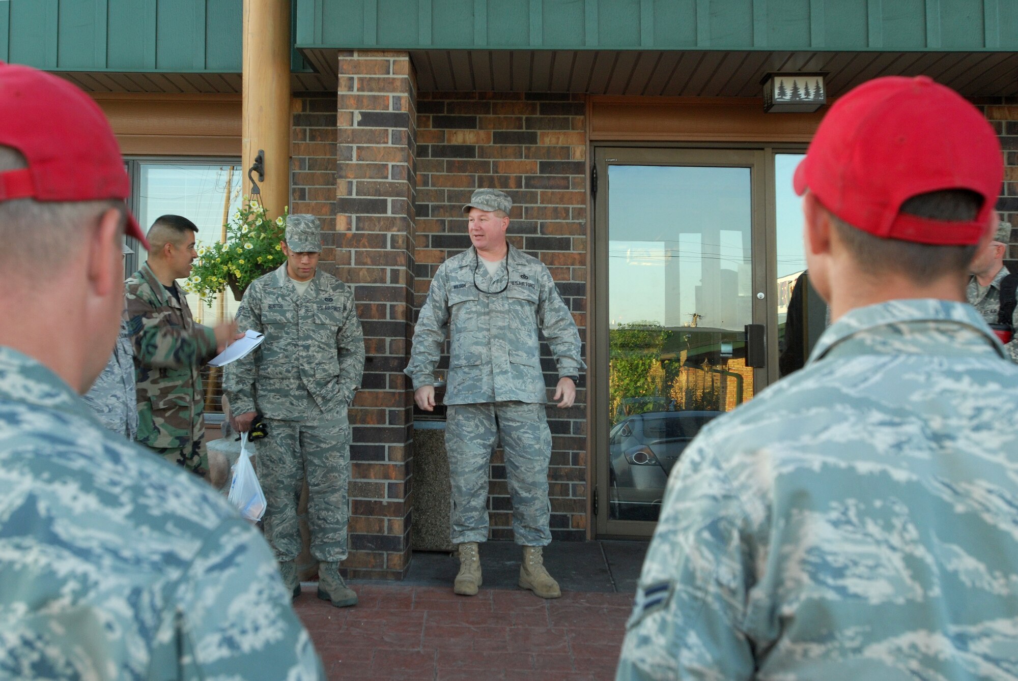 Members of the 433rd Civil Engineering Squadron conduct a humanitarian mission in the Red Lake Indian Reservation for the Red Lake band of Chippewa Indians, just outside of Bemidji, Minnesota. (U.S. Air Force photo/Airman 1st Class Brian McGloin)