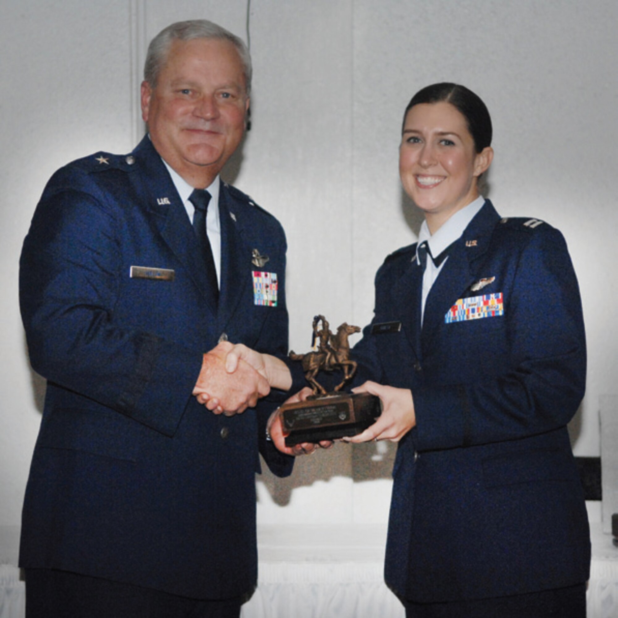 Company Grade Officer of the Year 
Capt. Mary E. Guest
 
(U.S. Air Force photo by Staff Sgt. Keith Lawson)
