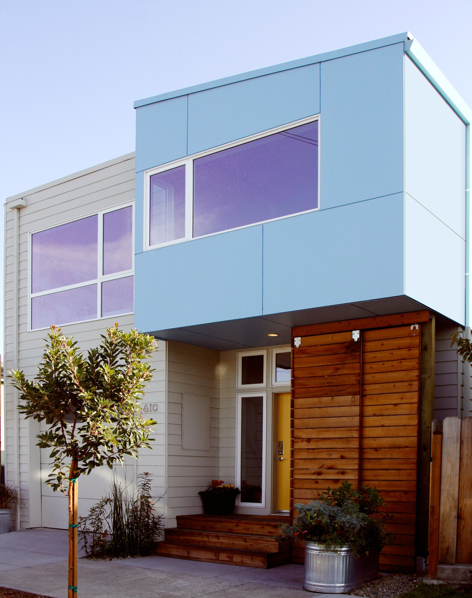 This energy efficient modular home, built by workers at ZETA Communities, won Green Builder magazine's home of the year award.  ZETA's factory at the former McClellan Air Force Base, Calif., can produce two townhouses per day. (Courtesy photo)