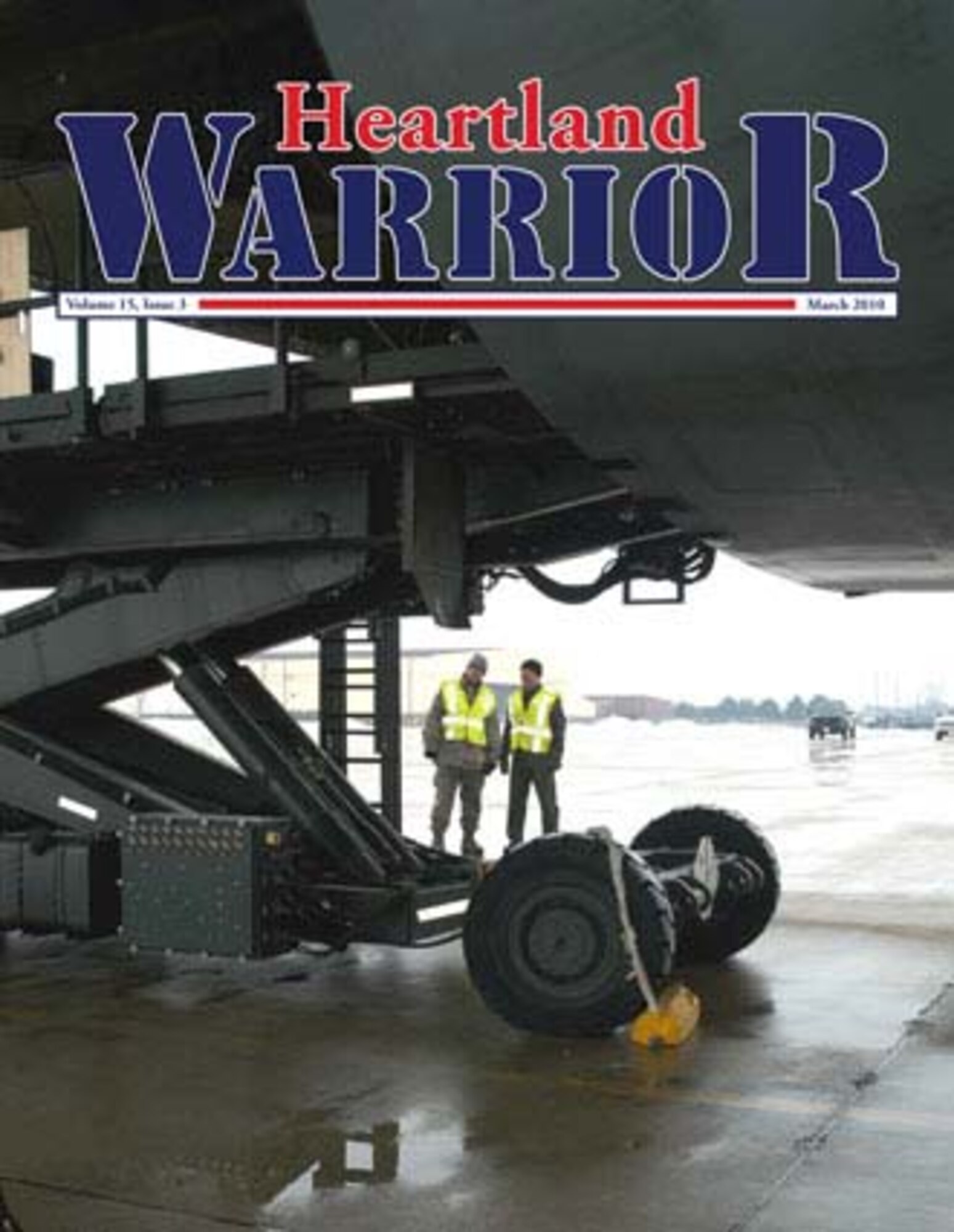 GRISSOM AIR RESERVE BASE, Ind., -- The Heartland Warrior is Grissom's official E-Paper. The March 2010 issue contained six pages of news, stories and photos. (U.S. Air Force photo) 