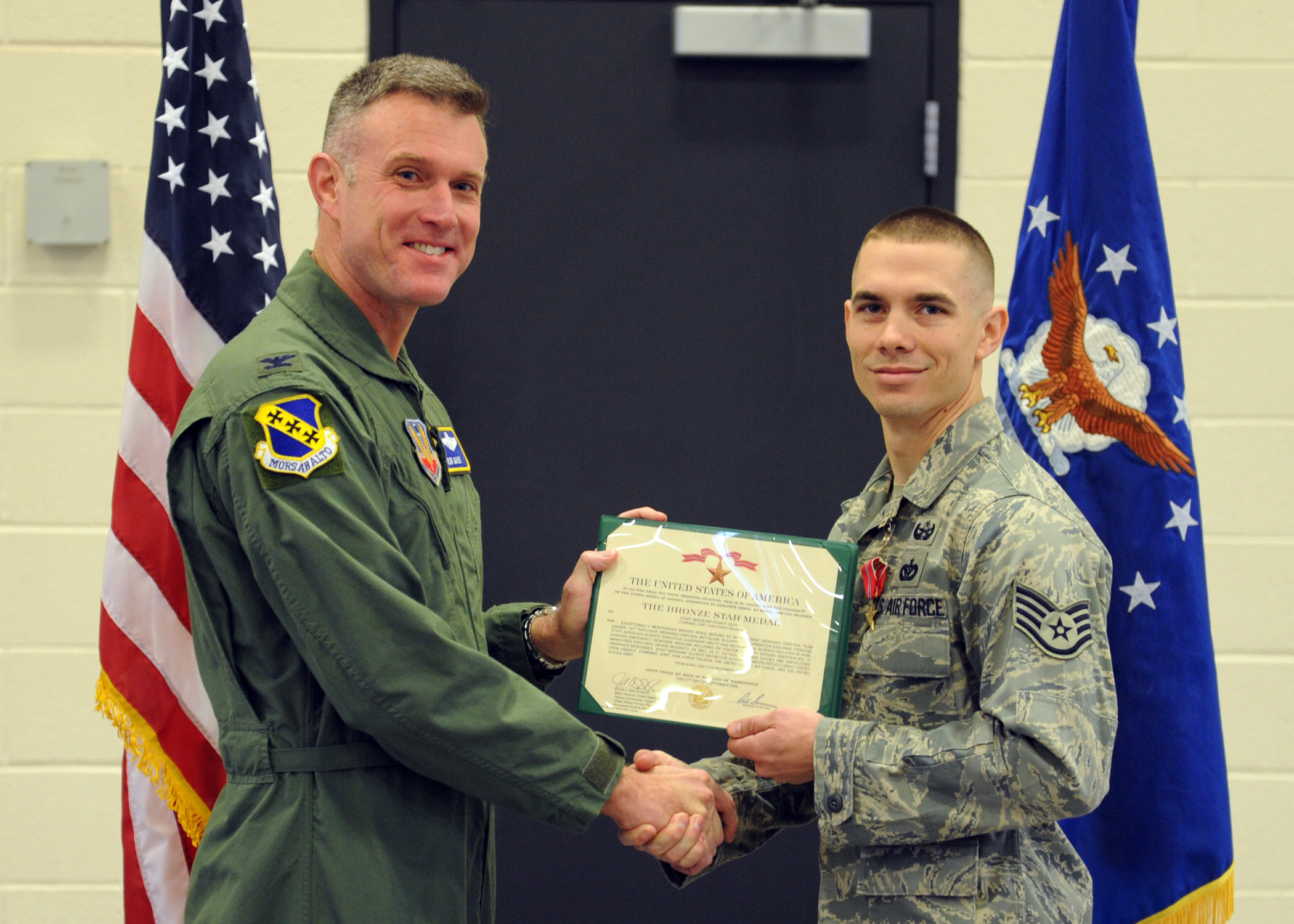 7 CES NCO receives Bronze Star > Dyess Air Force Base > Article Display